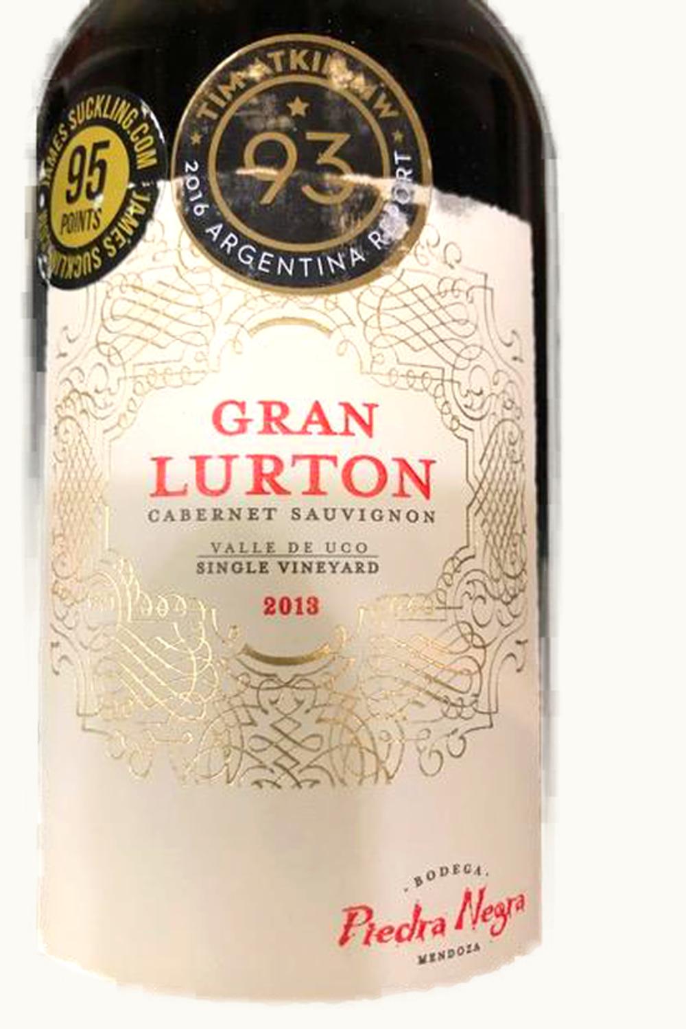 Piedra Negra Piedra Negra Grand Lurton Cabernet Sauvignon Mendoza, 2013