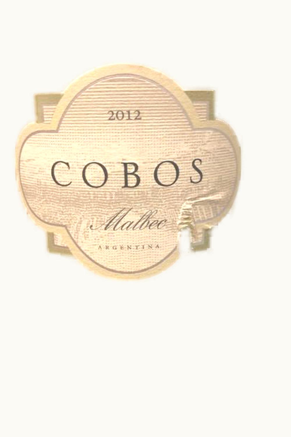 Cobos Cobos Malbec Mendoza, 2012