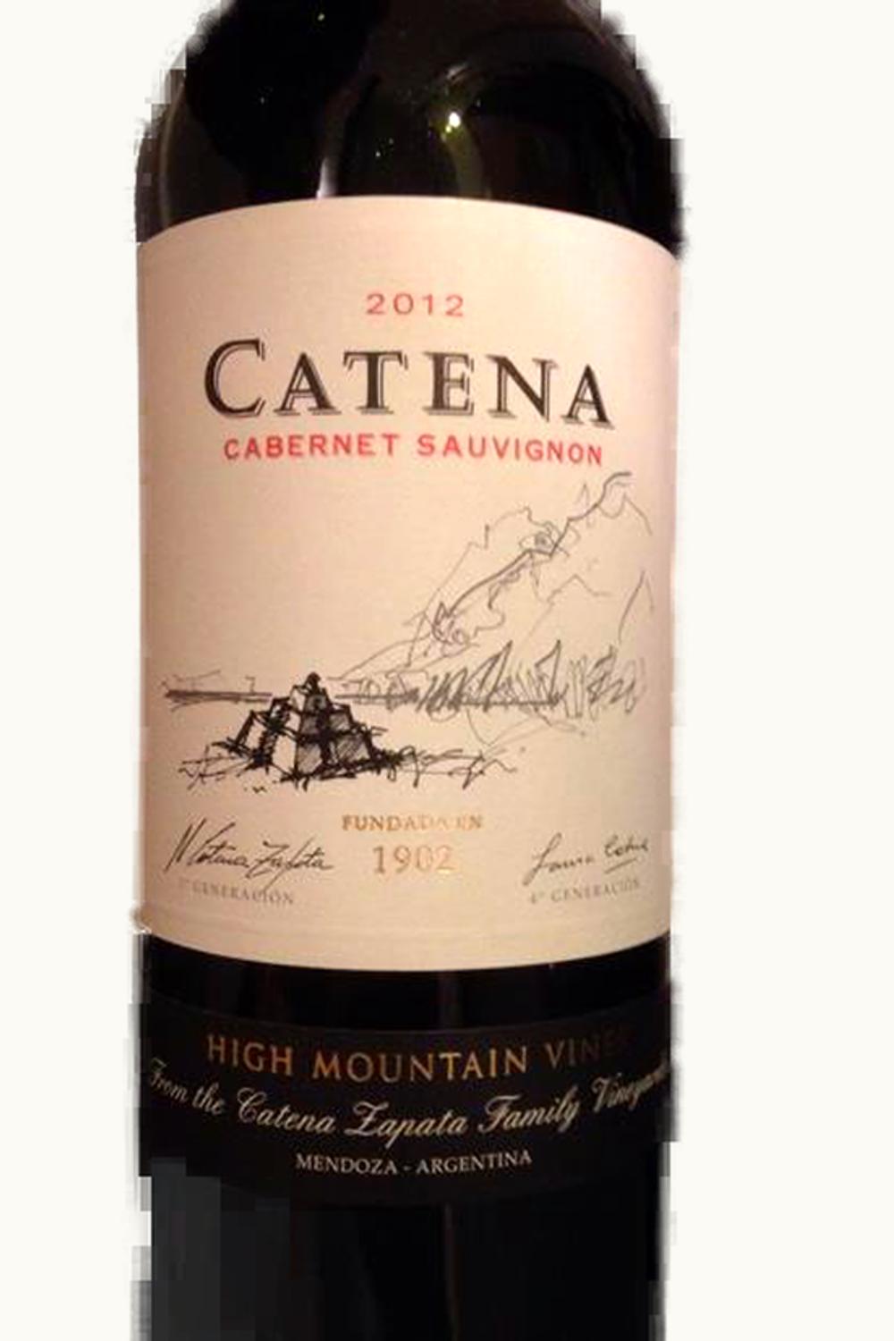 Catena Zapata Catena Zapata Cabernet Sauvignon Mendoza, 2012