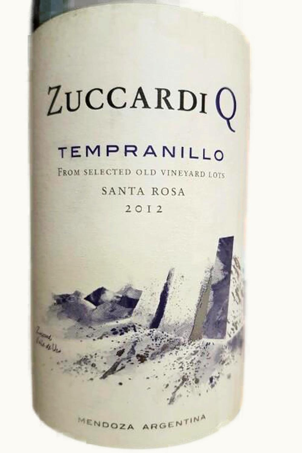 Familia Zuccardi Familia Zuccardi Q Tempranillo Mendoza, 2012