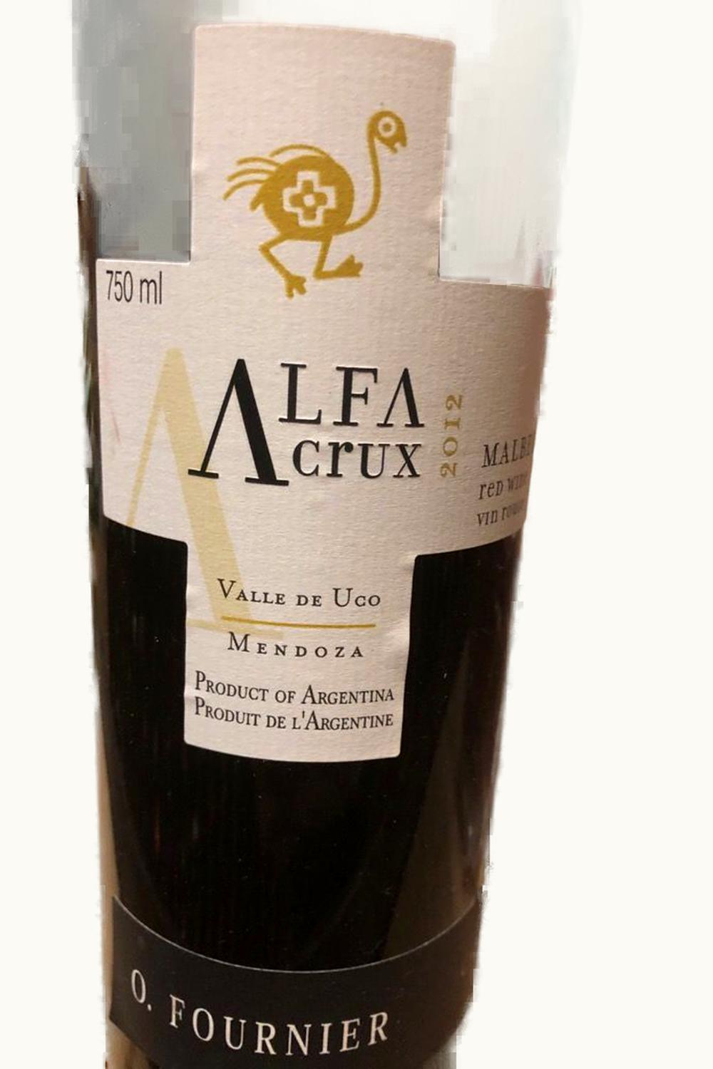 Alfa Crux Alfa Crux Malbec Uco Valley Mendoza, 2012