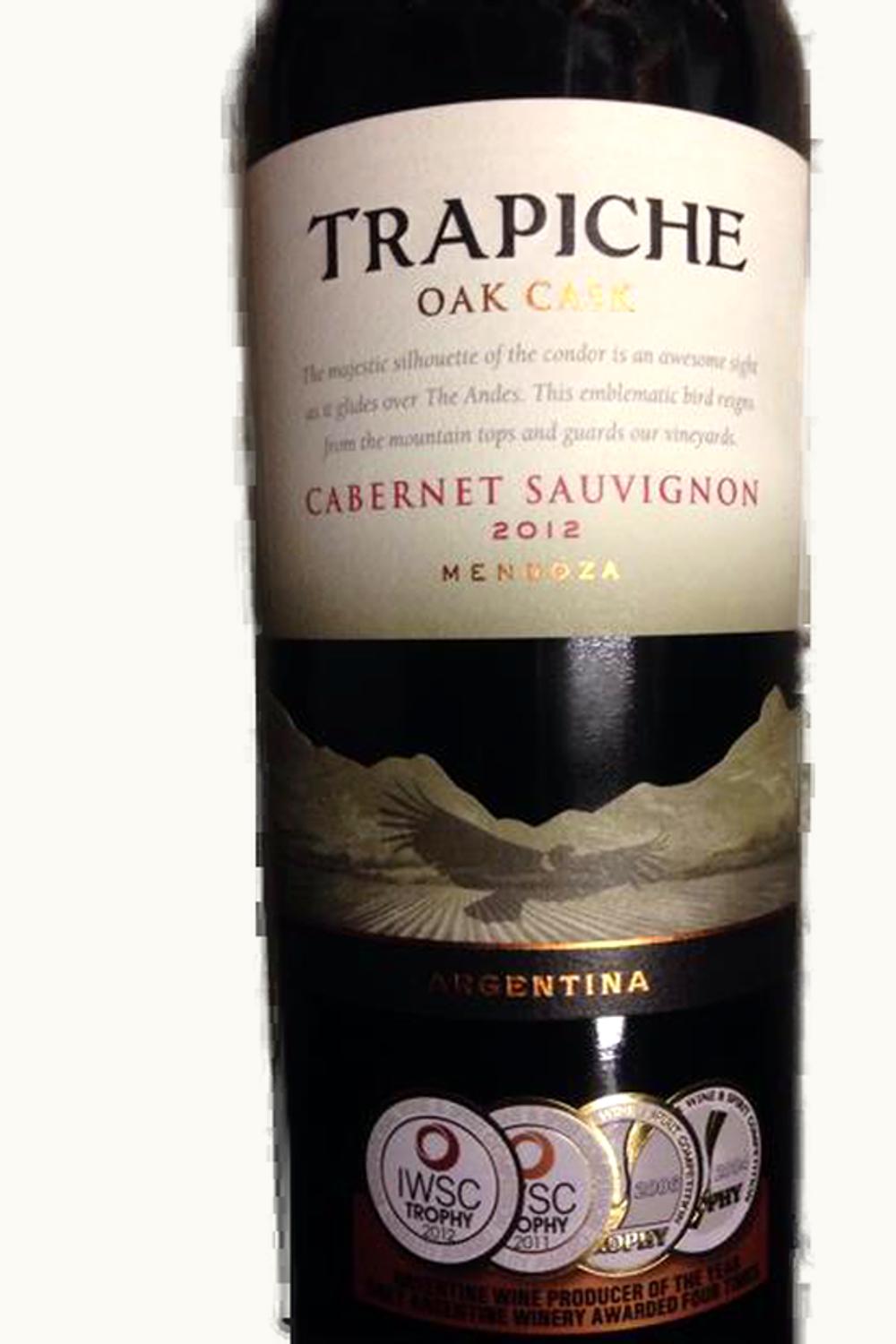 Trapiche Trapiche Oak Cask Reserve Cabernet Sauvignon Mendoza, 2012