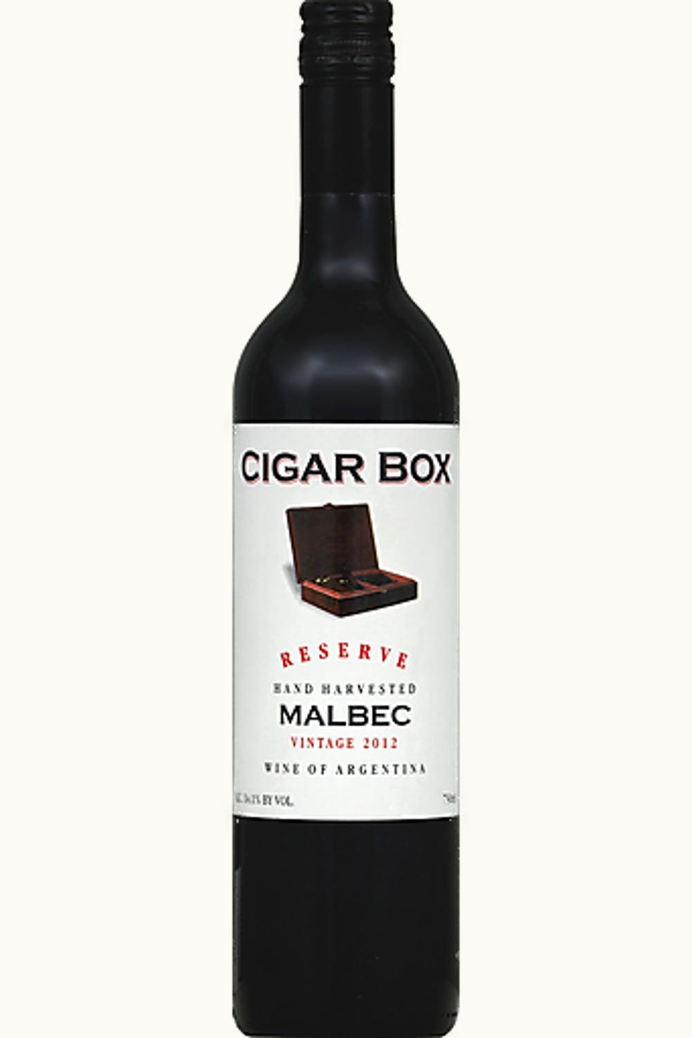Cigar Box Cigar Box Reserve Hand Malbec Mendoza, 2012