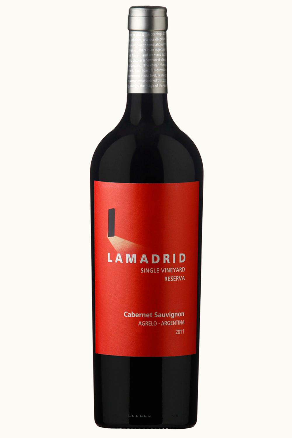 Lamadrid Lamadrid Single Reserve Cabernet Sauvignon Agrelo Mendoza, 2012