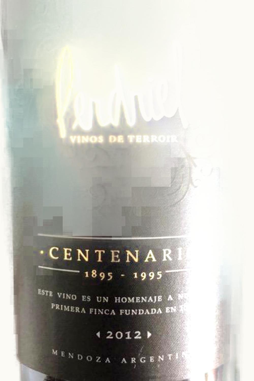 Norton Norton Finca Perdriel Centenario Luján de Cuyo Mendoza, 2012