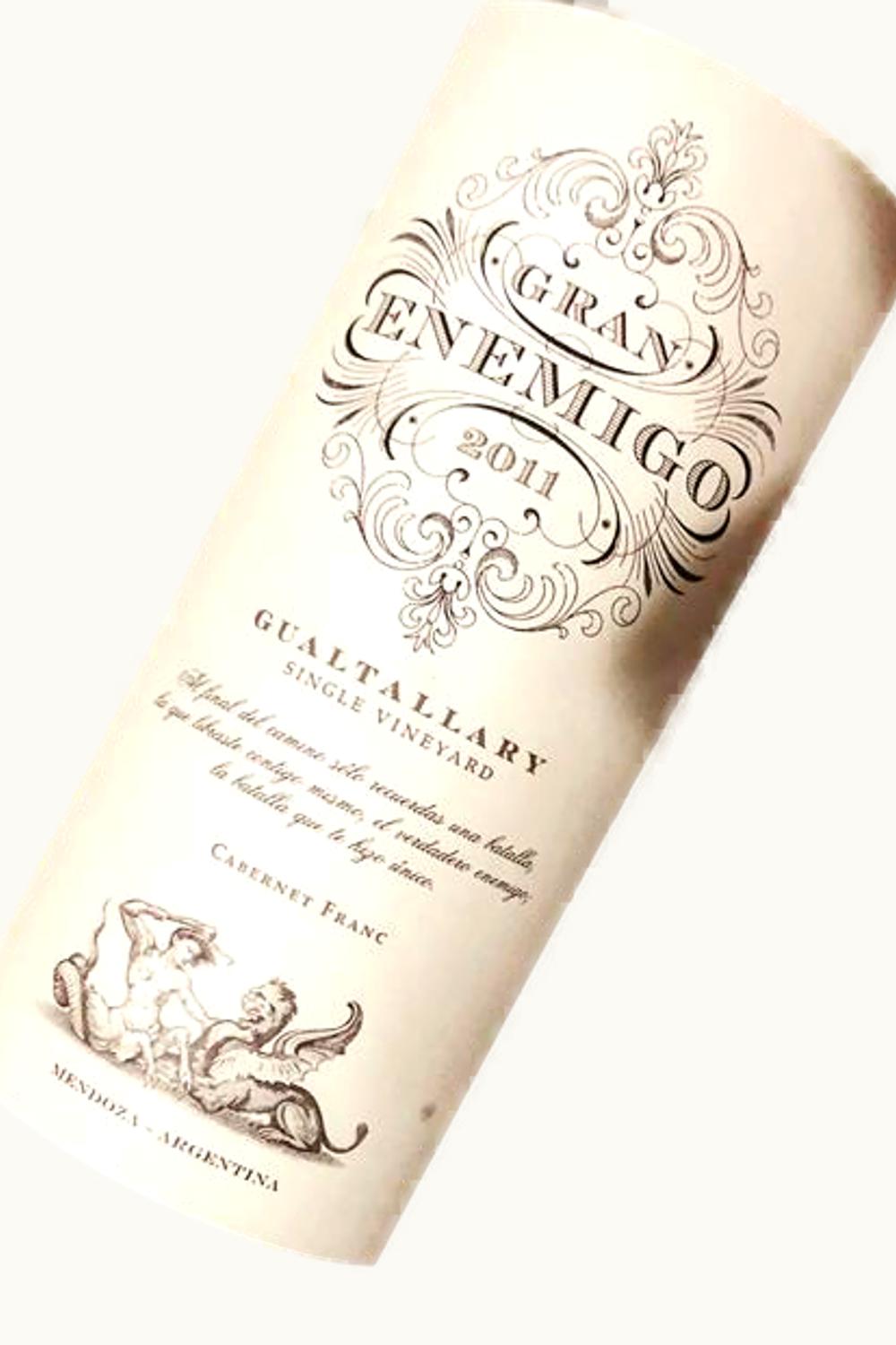 Aleanna Aleanna Grand Enemigo Single Cabernet Franc Gualtallary Tupungato Uco Valley Mendoza, 2011