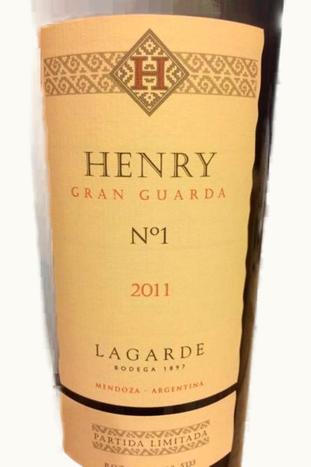 Lagarde Lagarde Henri Grand Guarda No. One Mendoza, 2011