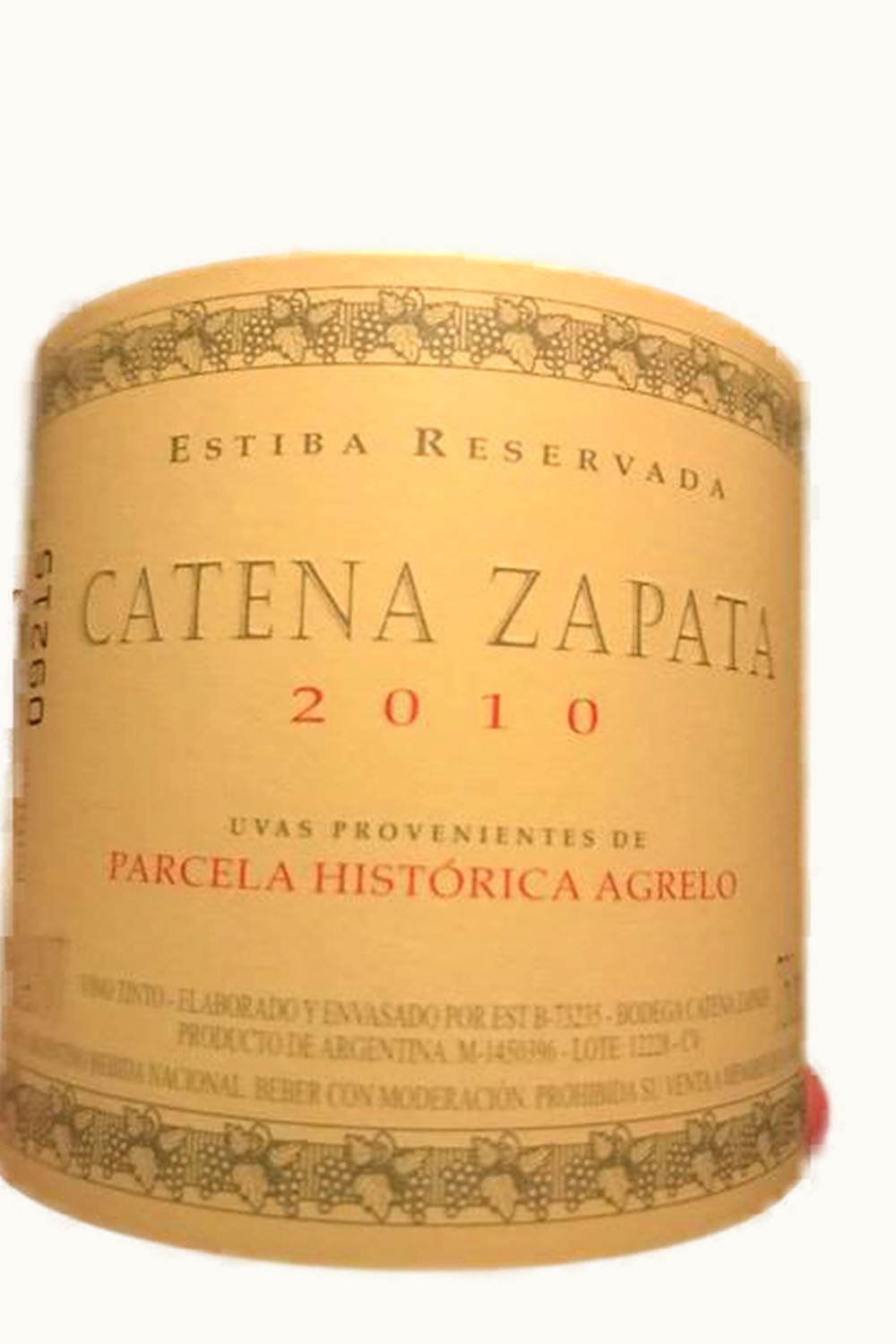 Catena Zapata Catena Zapata Estiba Reservada Agrelo Mendoza, 2010