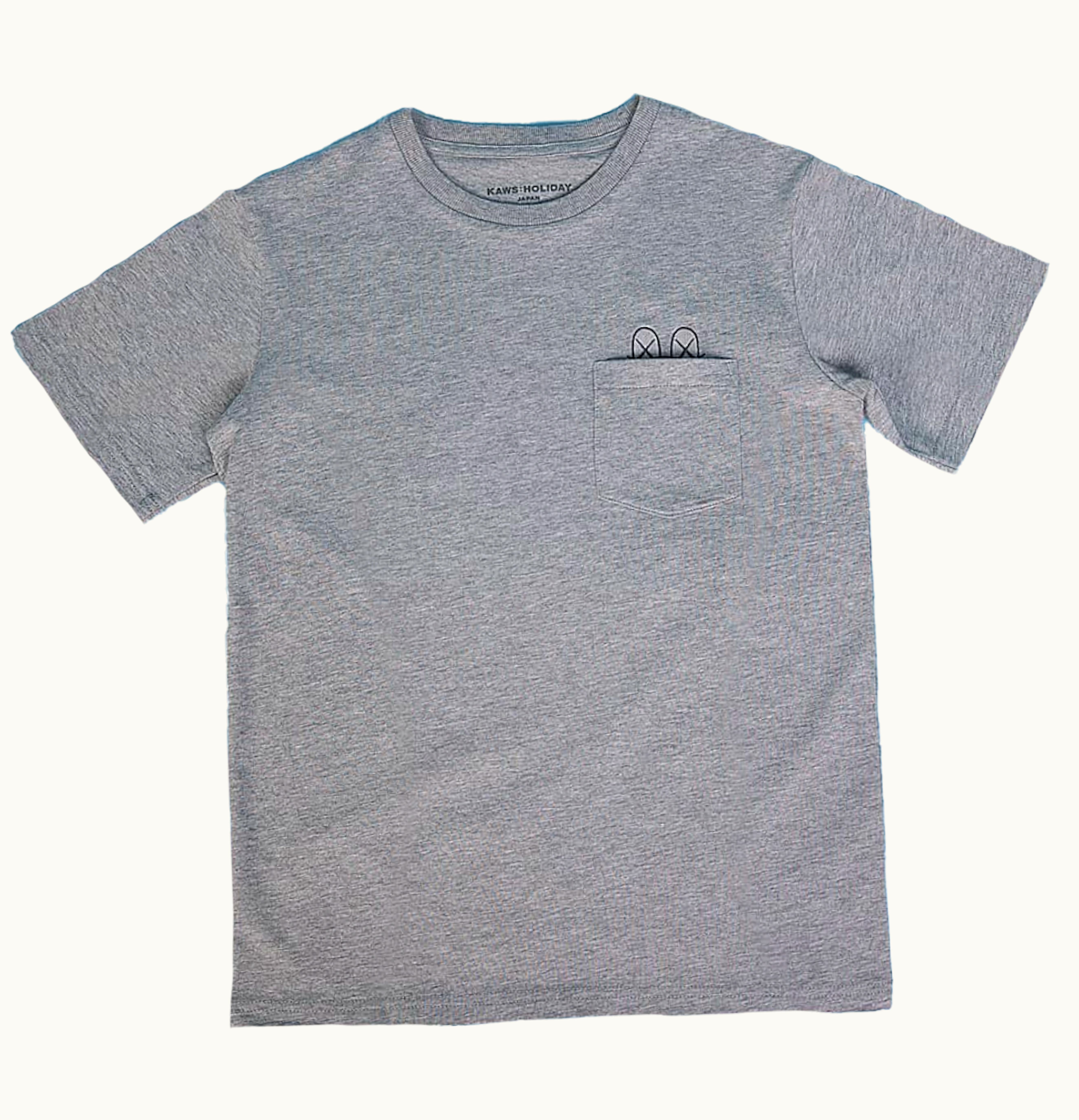 KAWS KAWS HOLIDAY JAPAN Pocket T Shirt Grey