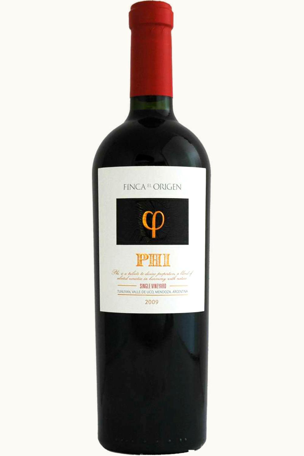Finca El Origen Finca El Origen Phi Single Vineyard Tunuyán Uco Valley Mendoza, 2010