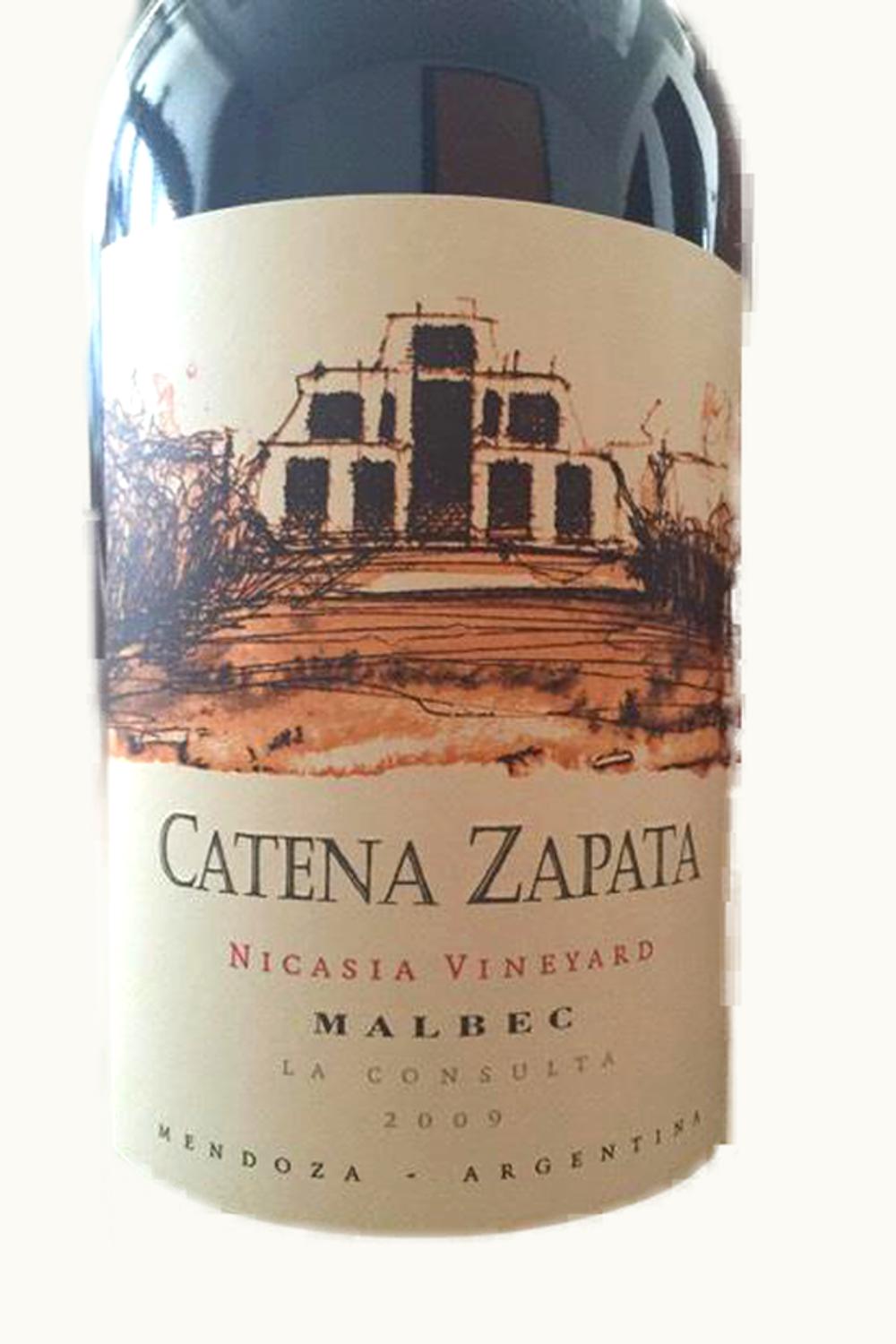 Catena Zapata Catena Zapata Nicasia Vineyard Malbec La Consulta Uco Valley Mendoza, 2009