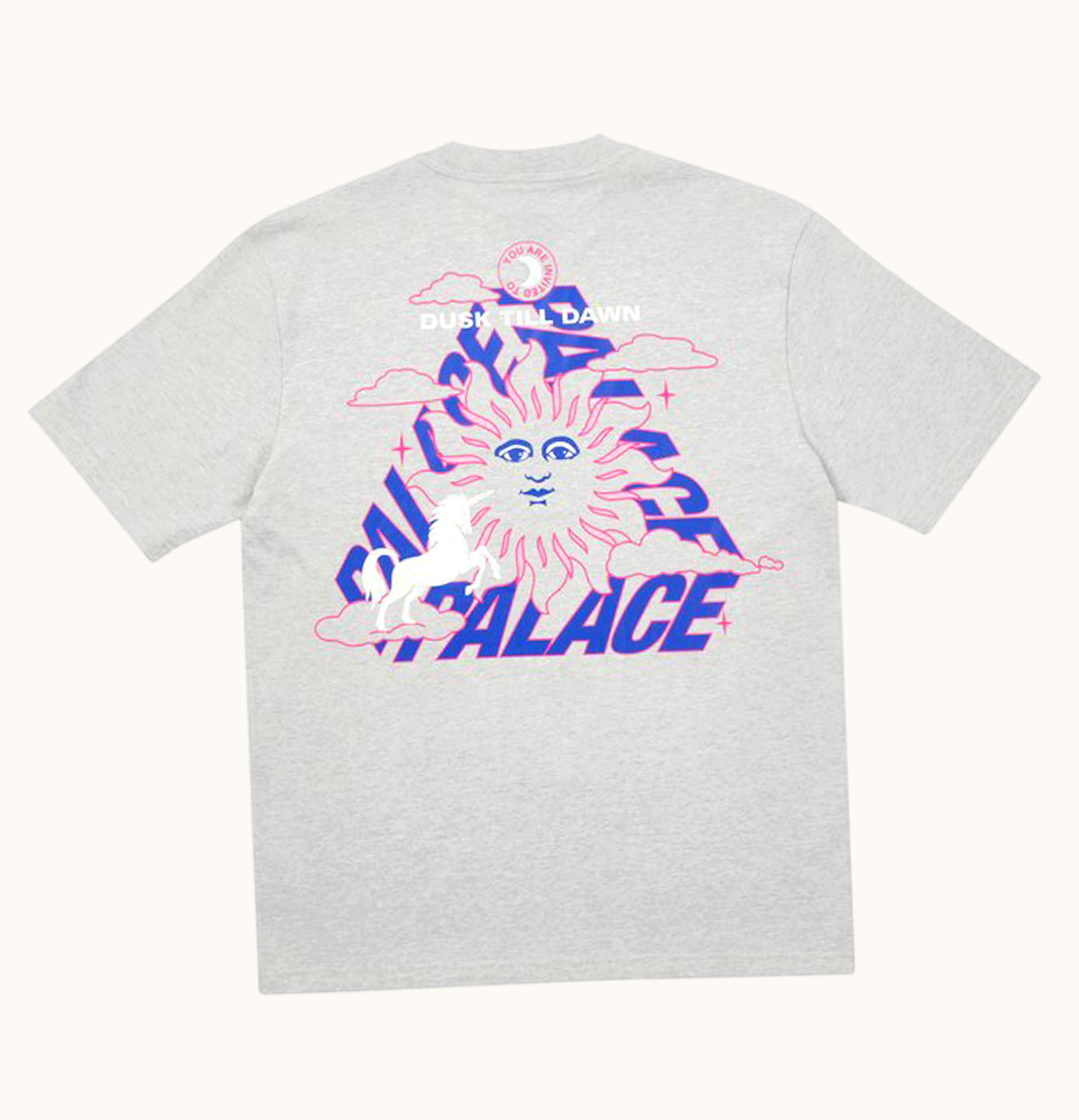 Palace Palace Da One T shirt Grey Marl