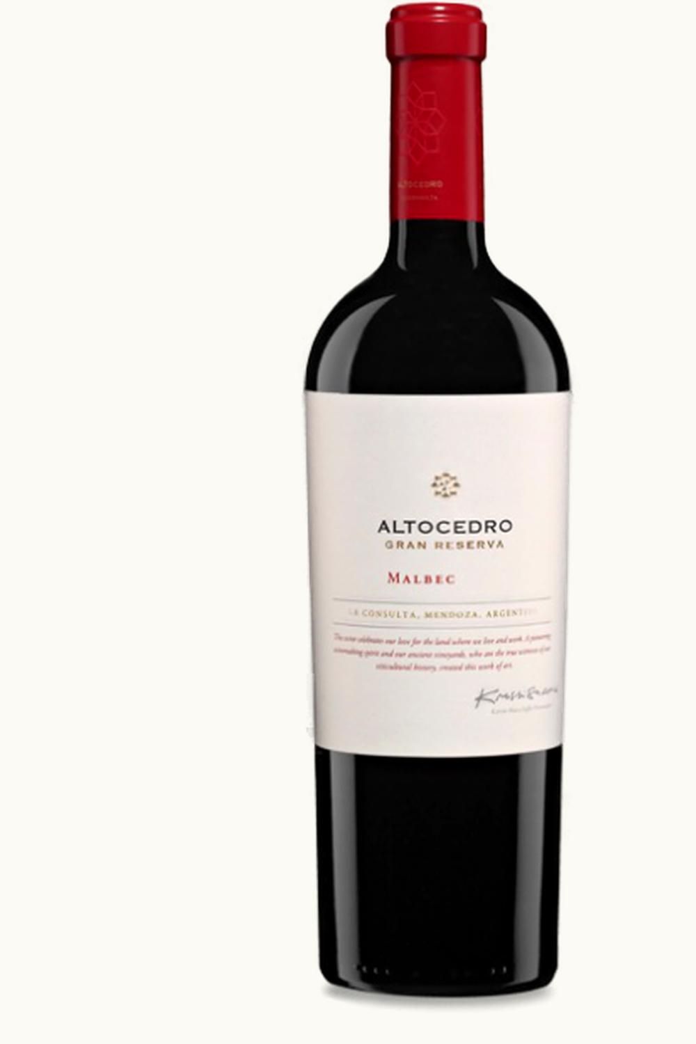 Alto Cedro Alto Cedro Grand Reserve Malbec La Consulta Uco Valley Mendoza, 2009
