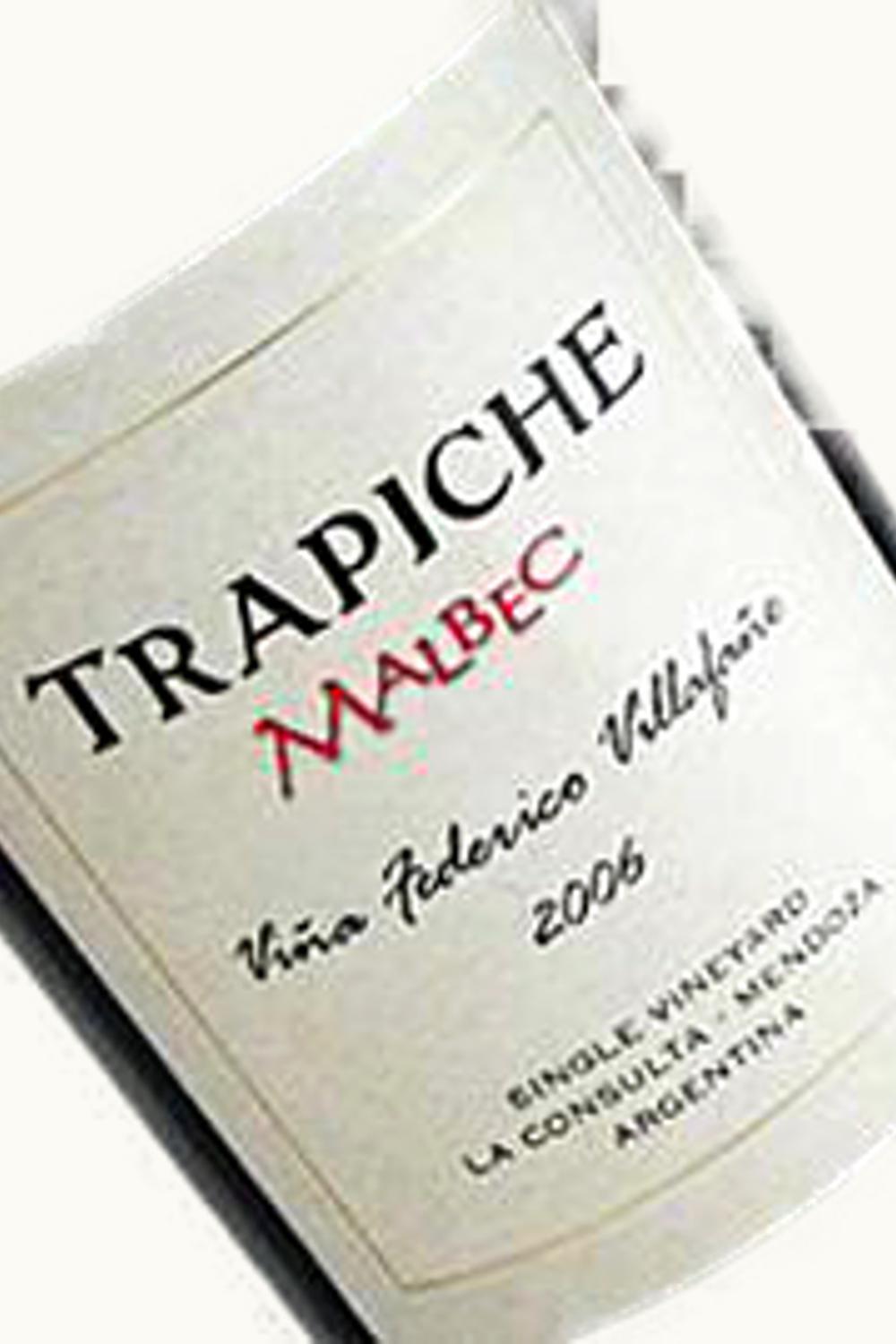 Trapiche Trapiche Single Vineyard Frederico Villafañe Malbec La Consulta Uco Valley, 2008