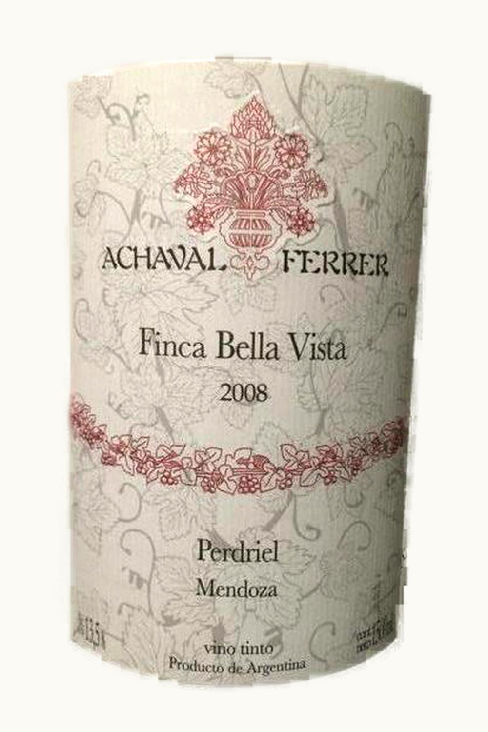 Achaval Ferrer Finca Bella VIsta Malbec Perdriel Mendoza Argentina, 2008