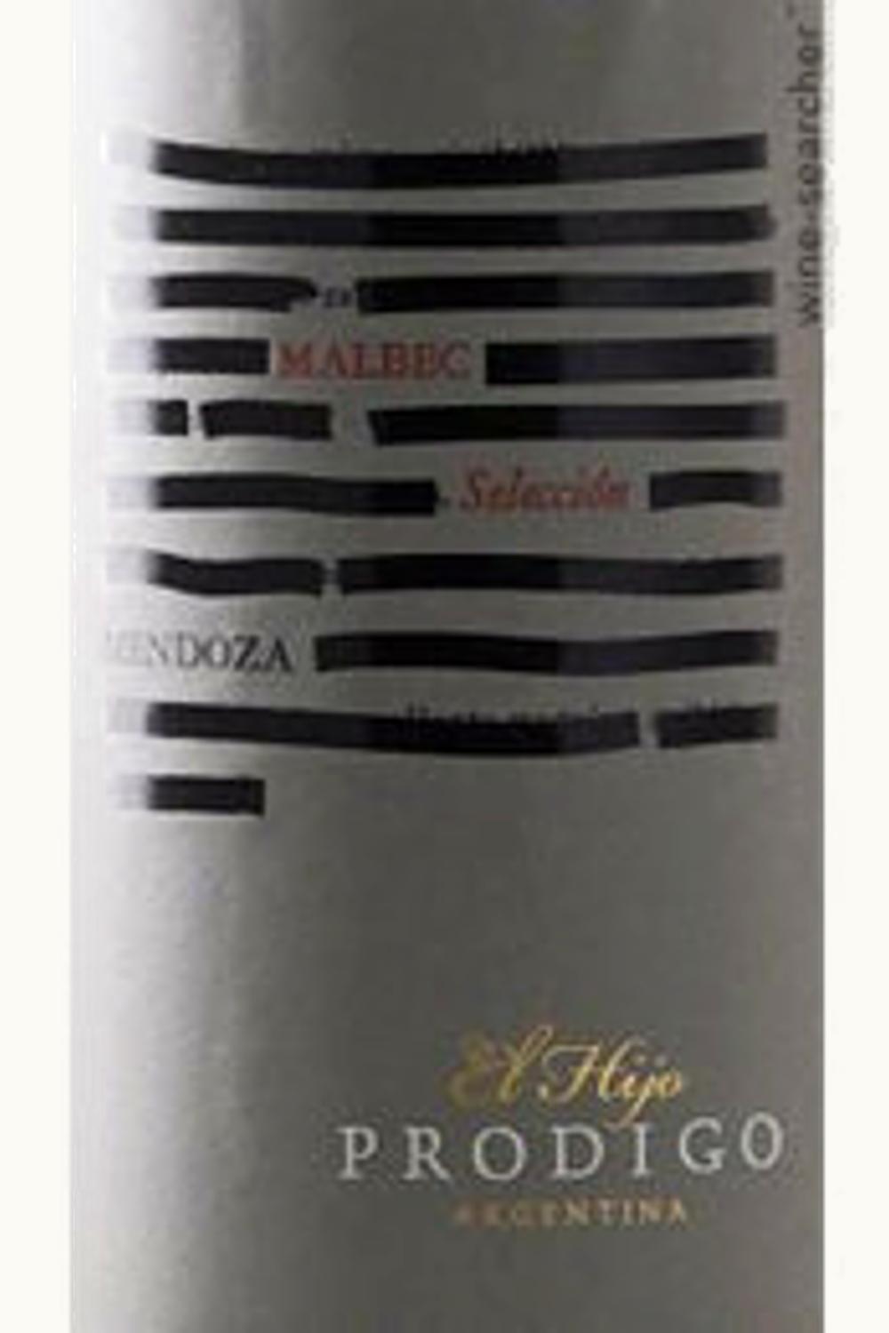 El Hijo Pródigo El Hijo Pródigo Reserve Malbec La Consulta Uco Valley Mendoza Argentina, 2008