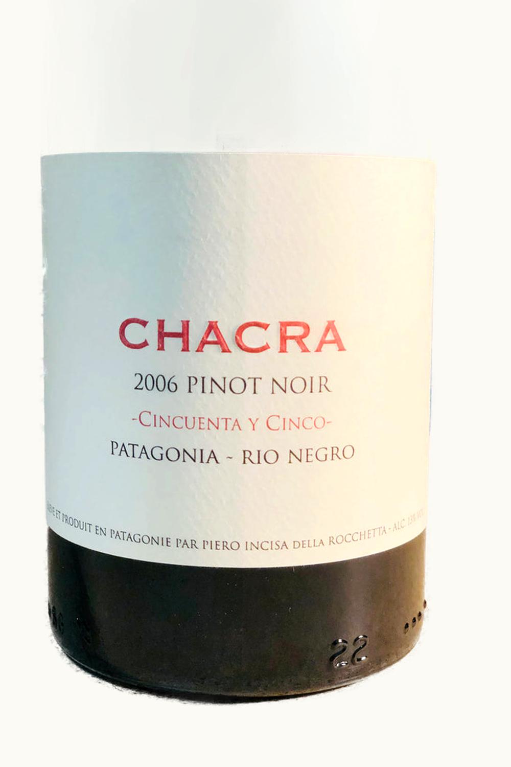 Chacra Cincuenta y Cinco (55) Pinot Noir Rio Negro Patagonia Argentina, 2007