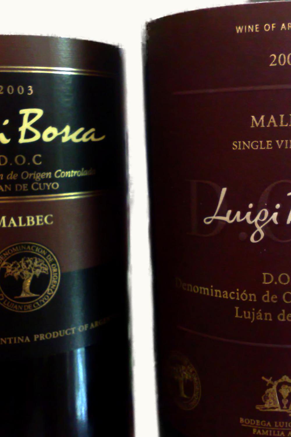 Luigi Bosca Single Vineyard Malbec Luján de Cuyo Mendoza Argentina, 2007