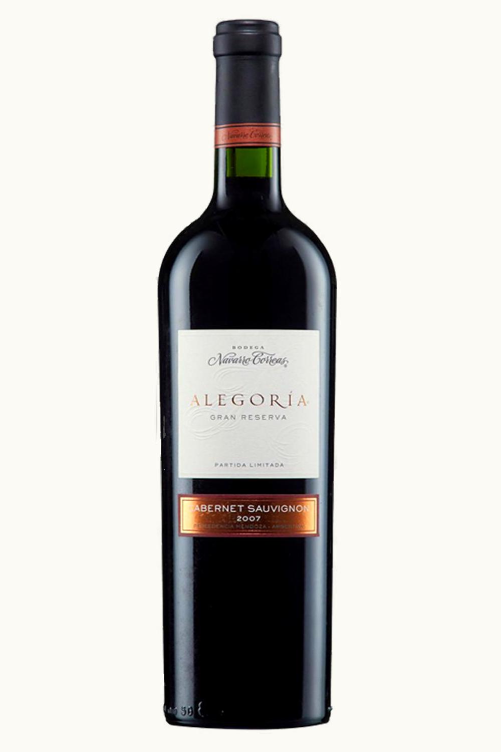 Navarro Correas Alegoría Grand Reserve Cabernet Sauvignon Mendoza Argentina, 2007