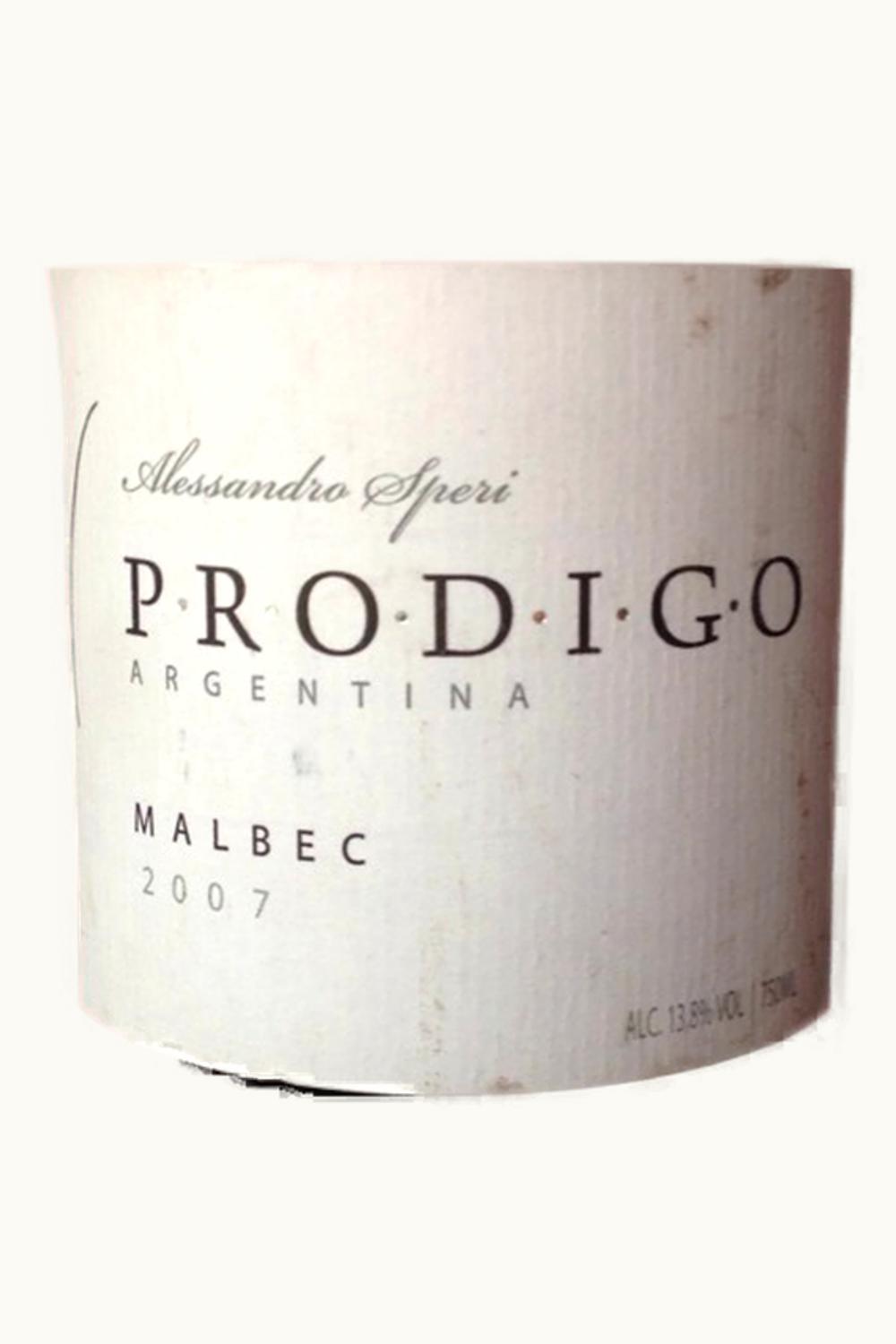 El Hijo Pródigo El Hijo Pródigo Reserva Malbec La Consulta Uco Valley Mendoza Argentina, 2007