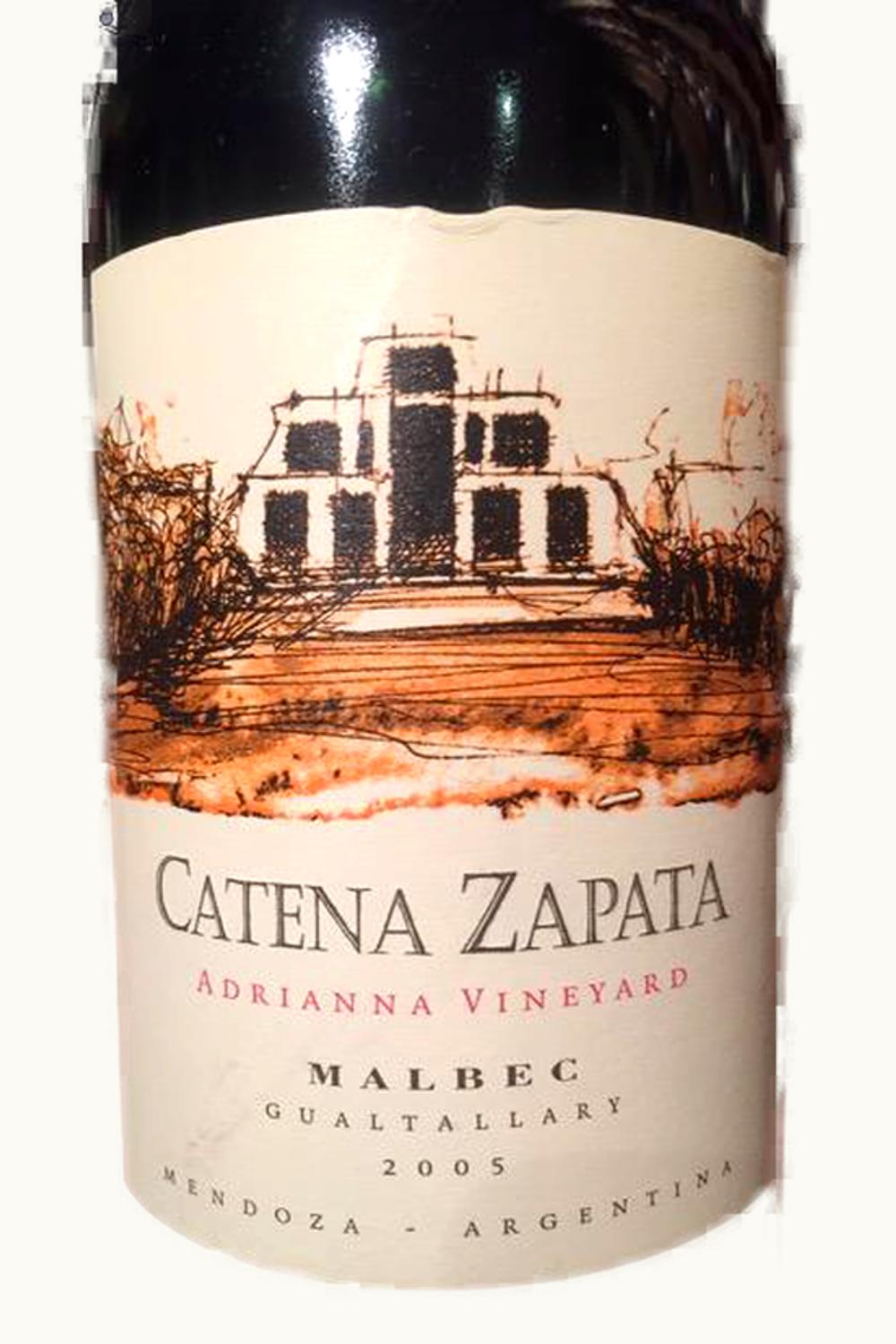 Catena Zapata Adrianna Malbec Gualtallary Tupungato Uco Valley Mendoza Argentina, 2005