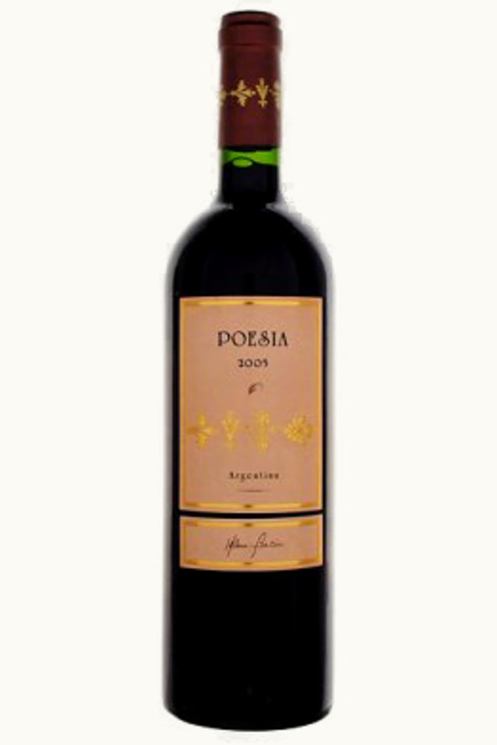 Poesia Malbec Cabernet Sauvignon Luján de Cuyo Mendoza Argentina, 2005