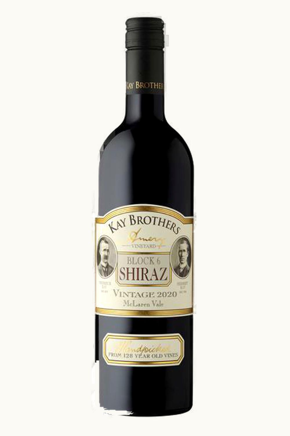 Kay Brothers Kay Brothers Amery Block 6 Shiraz McLaren Vale South Australia, 2020
