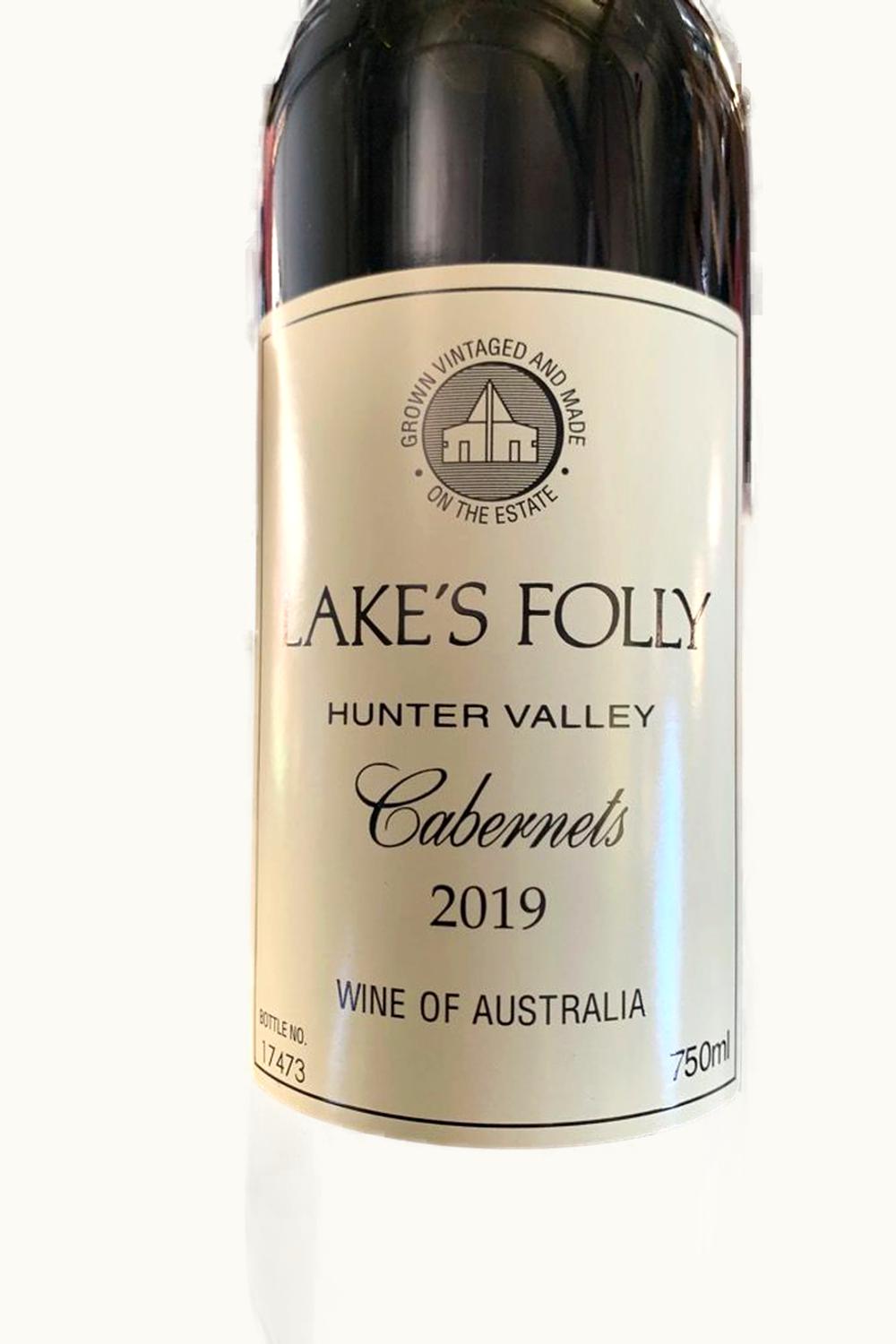 Lake's Folly Lake's Folly Cabernet Hunter Valley New South Wales Australia, 2019