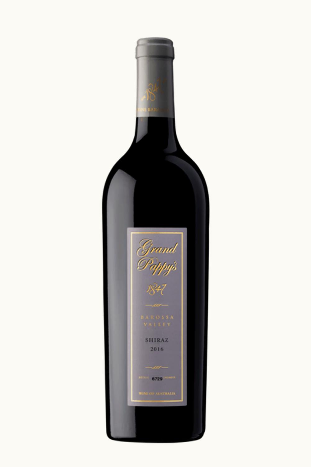 Yaldara Yaldara 1847 Grand Pappy Shiraz Barossa Valley South Australia, 2018