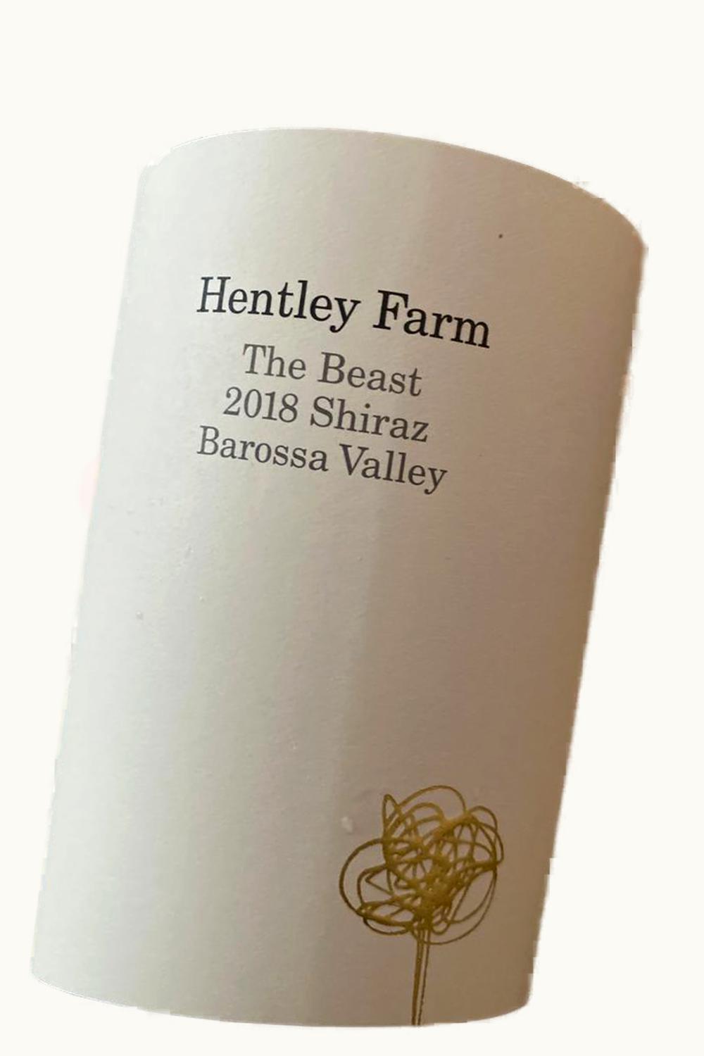 Hentley Farm Hentley Farm The Beast Shiraz Barossa Valley South Australia, 2018