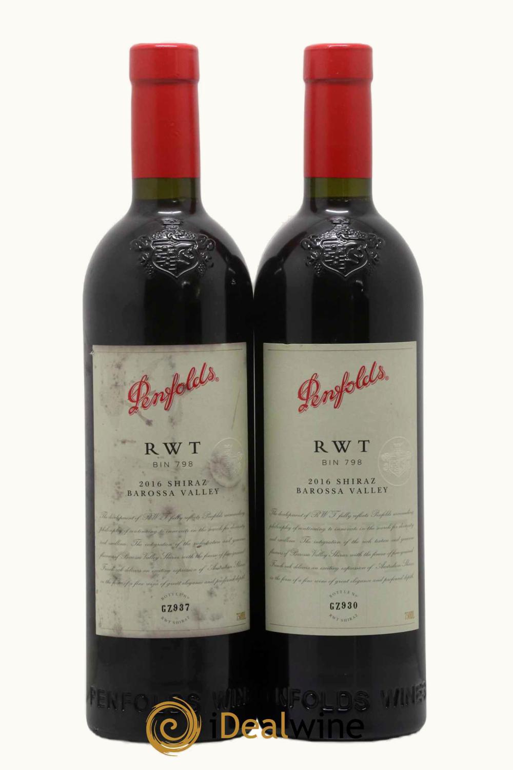Penfolds Penfolds RWT Bin 798 Shiraz Barossa Valley South Australia, 2016