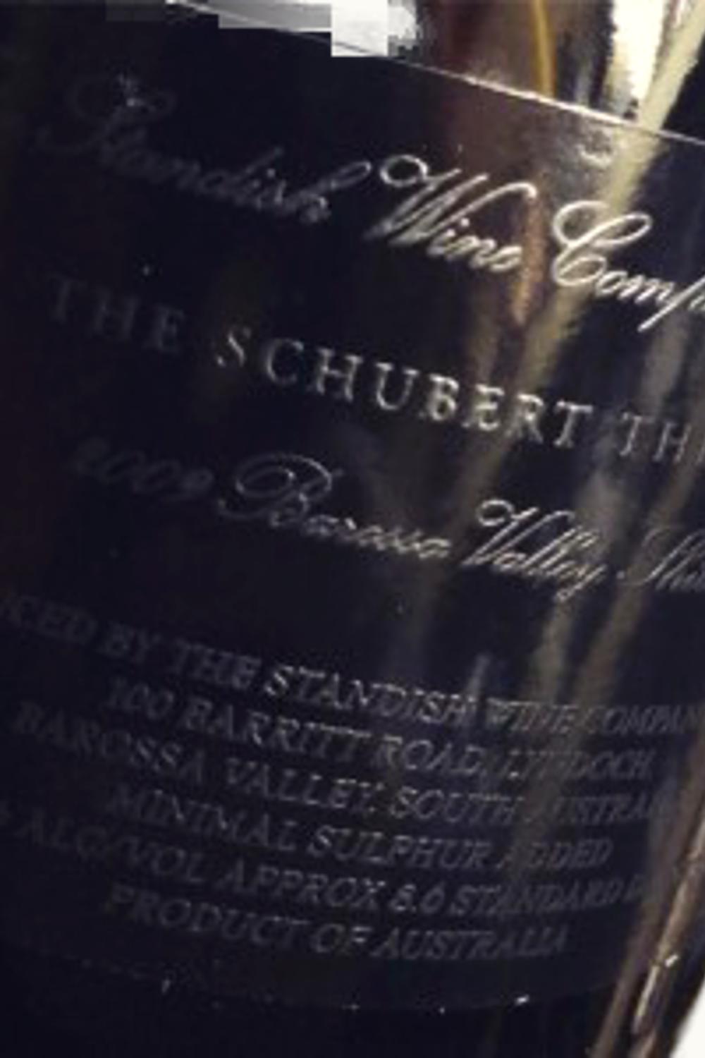 Standish Standish The Standish Shiraz Barossa Valley South Australia, 2016