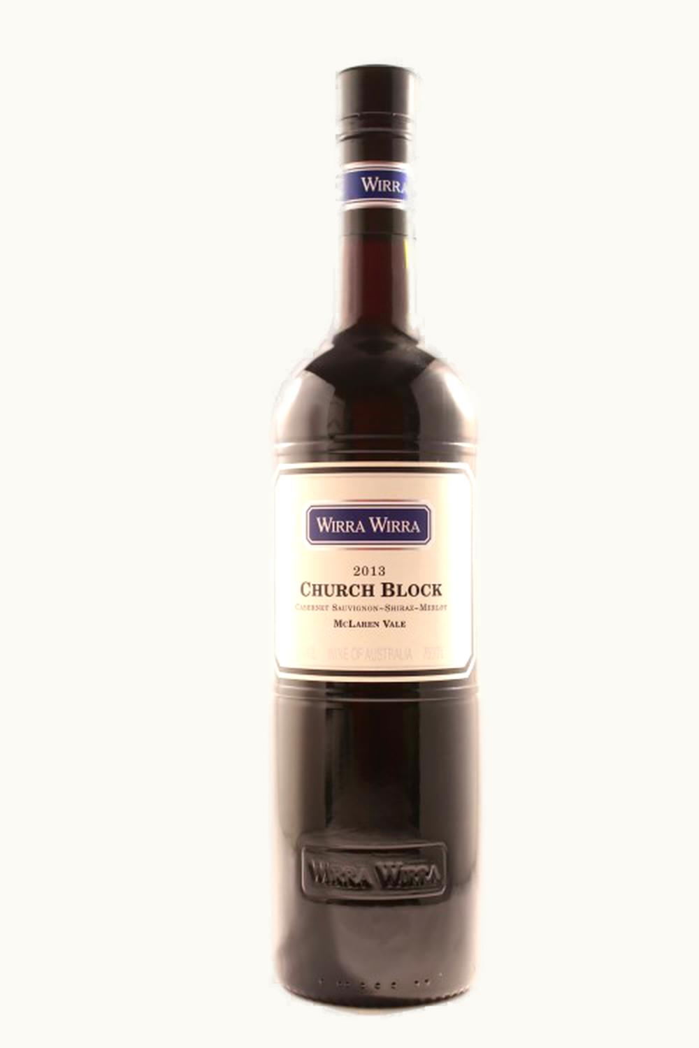 Wirra Wirra Wirra Church Block Cabernet Sauvignon Shiraz Merlot McLaren Vale SA, 2016