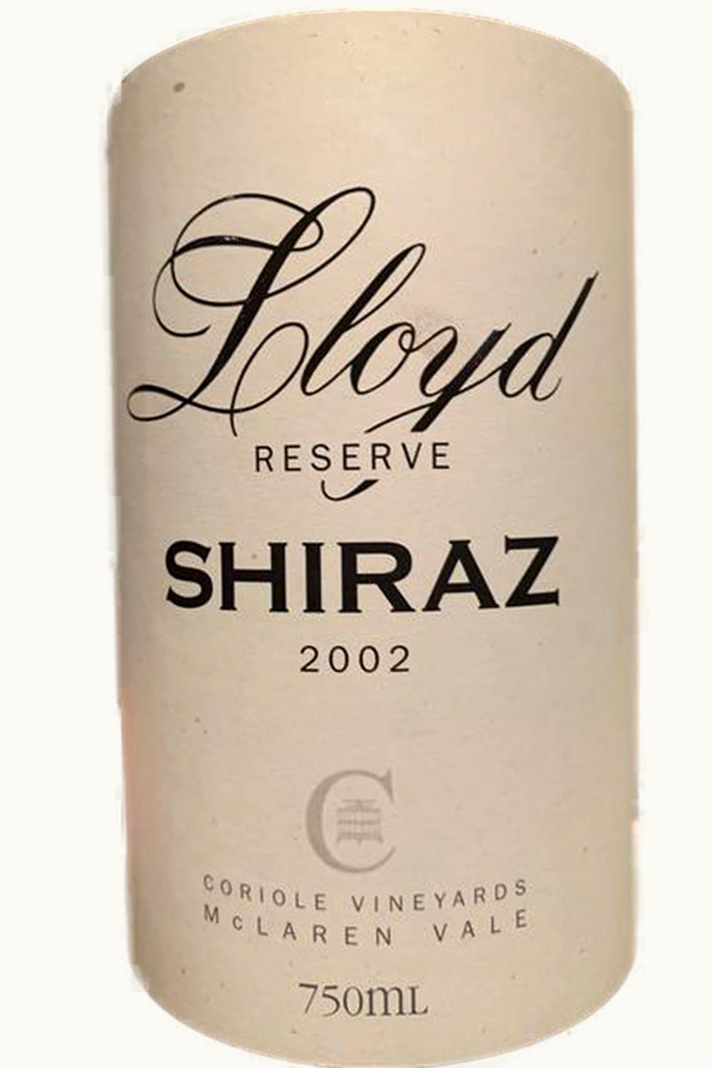 Coriole Coriole Lloyd Reserve Shiraz McLaren Vale South Australia, 2013