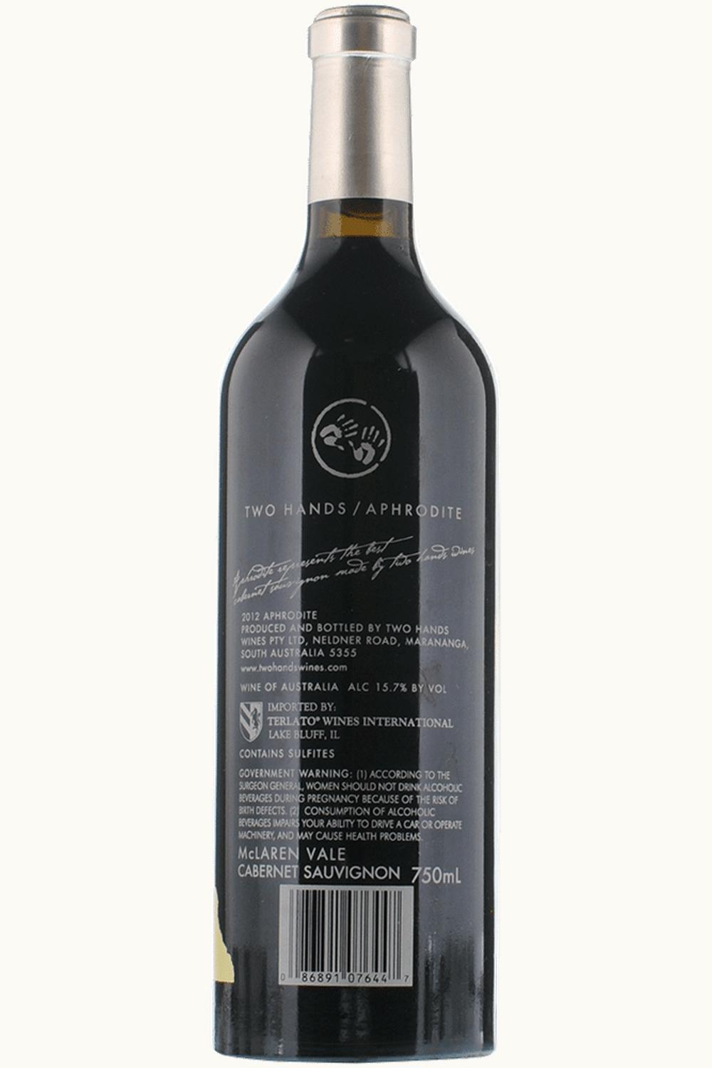 Two Hands Two Hands Aphrodite Cabernet Sauvignon Barossa Valley South Australia, 2012