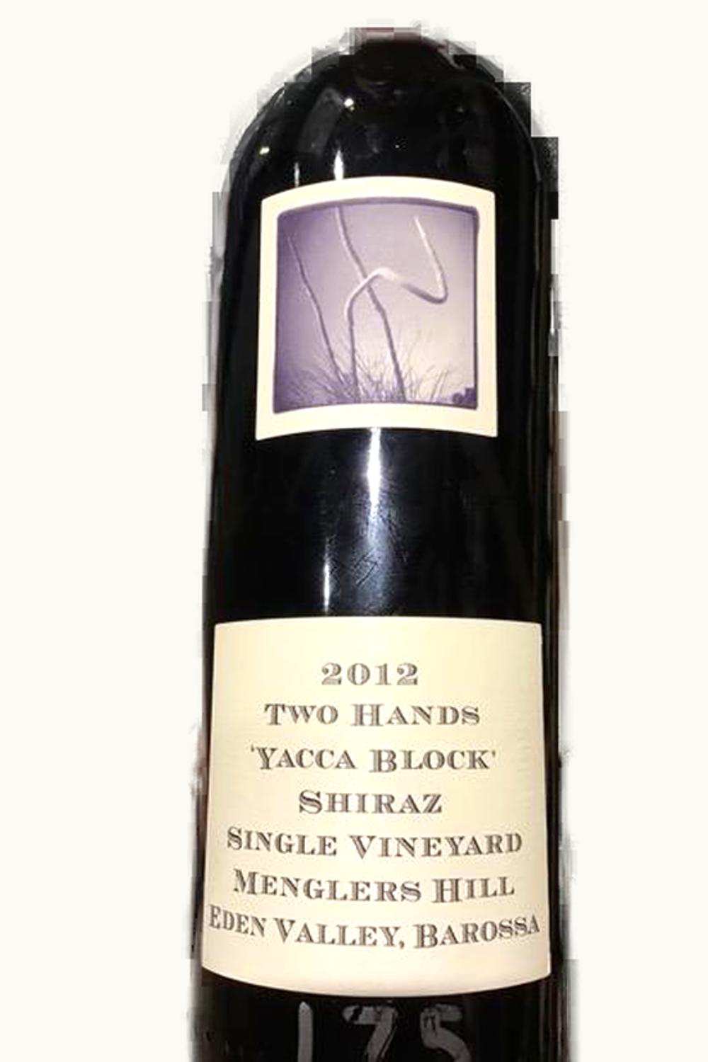 Two Hands Two Hands Yacca Block Shiraz Eden Valley Barossa South Australia, 2012