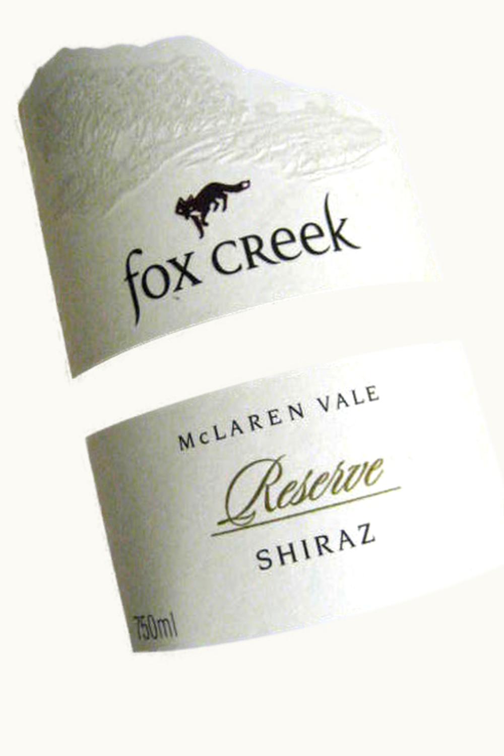 Fox Creek Reserve Shiraz McLaren Vale South Australia, 2012