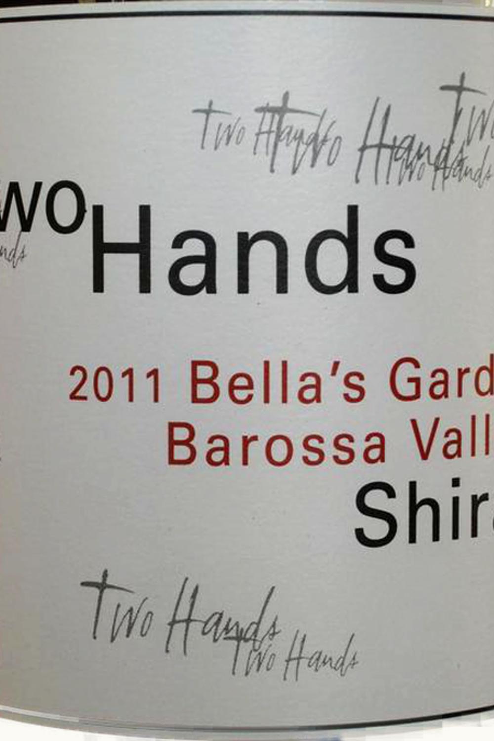Two Hands Two Hands Bella's Garden Shiraz Barossa Valley South Australia, 2011