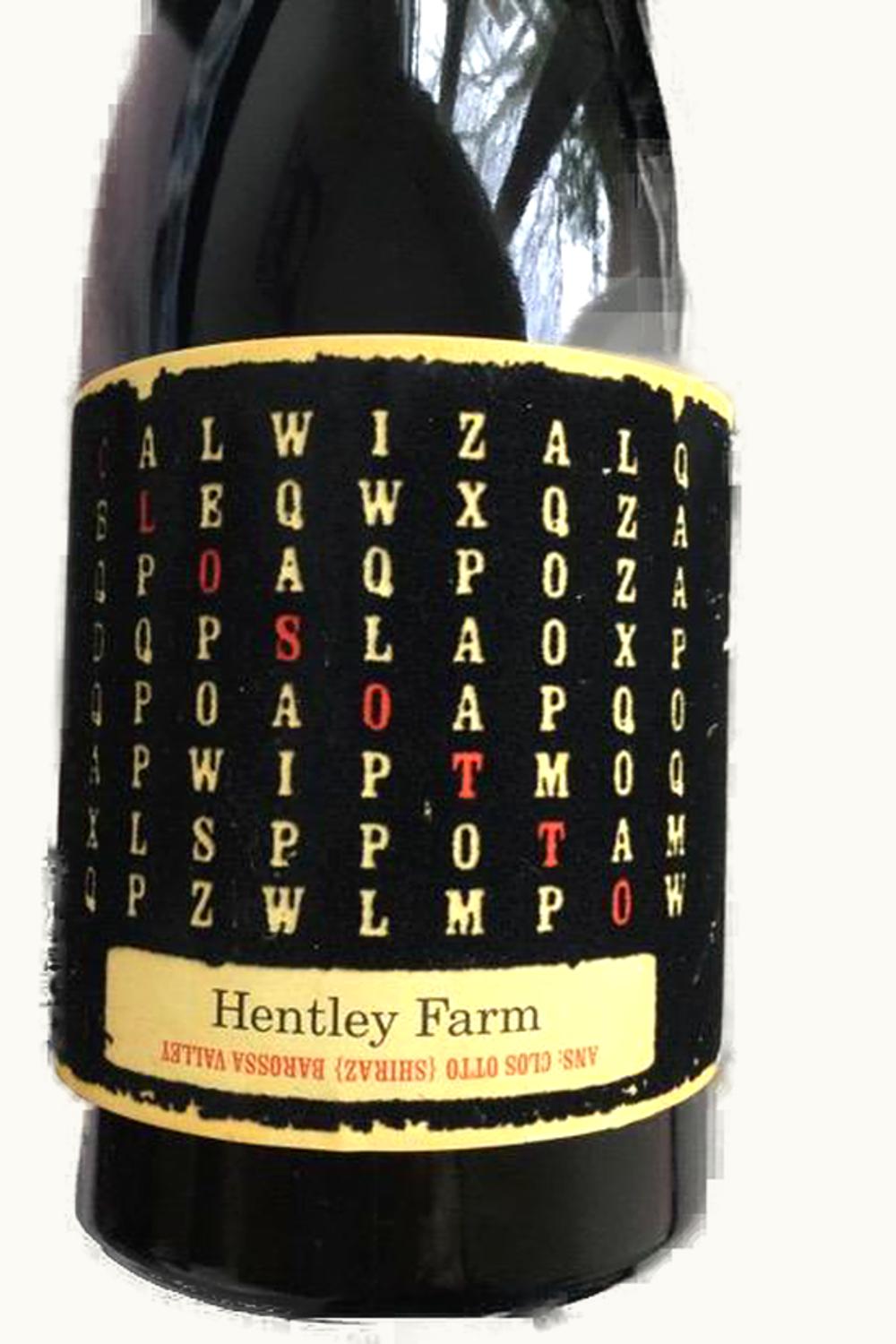 Hentley Farm Clos Otto Shiraz Barossa Valley South Australia, 2011