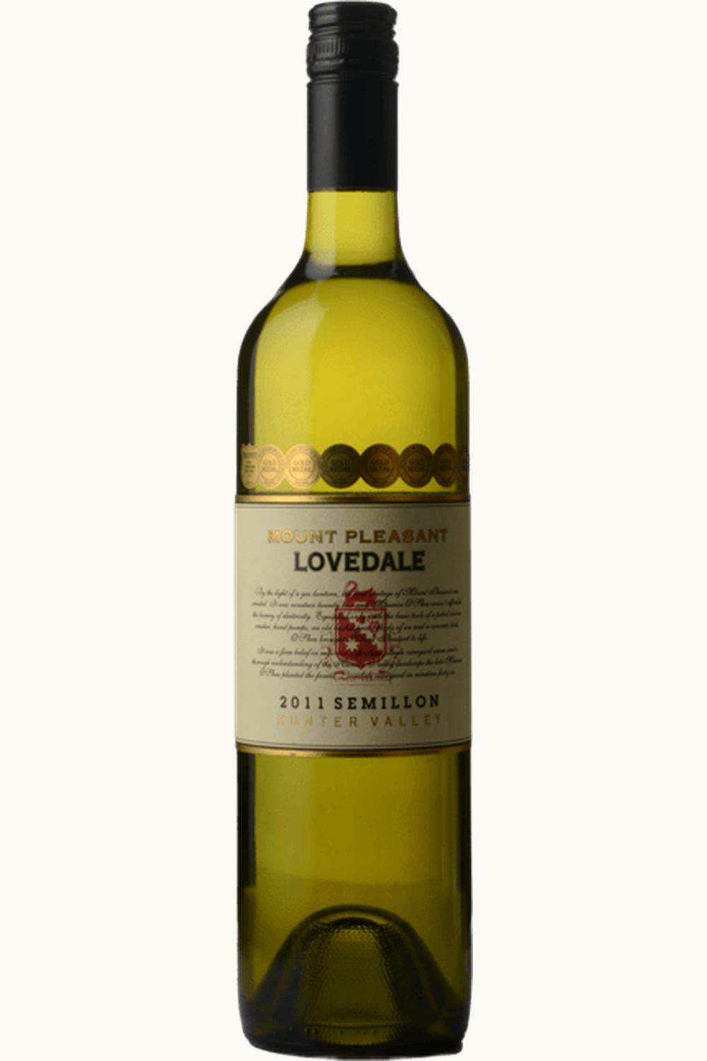 Mount Pleasant Single Vineyard Lovedale Semillon Hunter Valley New South Wales Australia, 2011