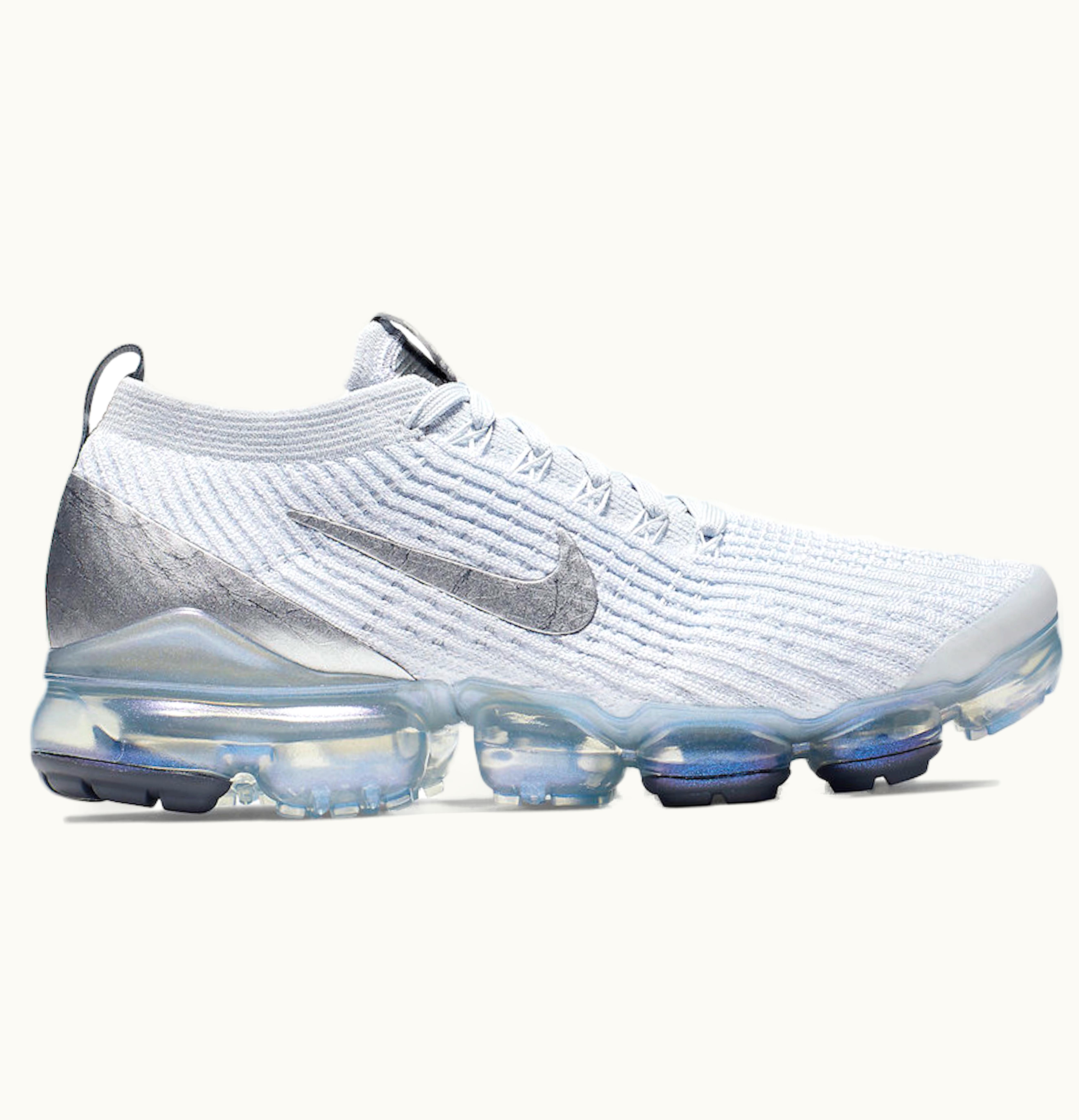 Nike Nike Air VaporMax Flyknit 3 White Reflect Silver W