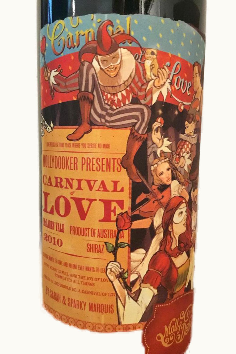 Molly Dooker Carnevale of Love Shiraz South Australia, 2010