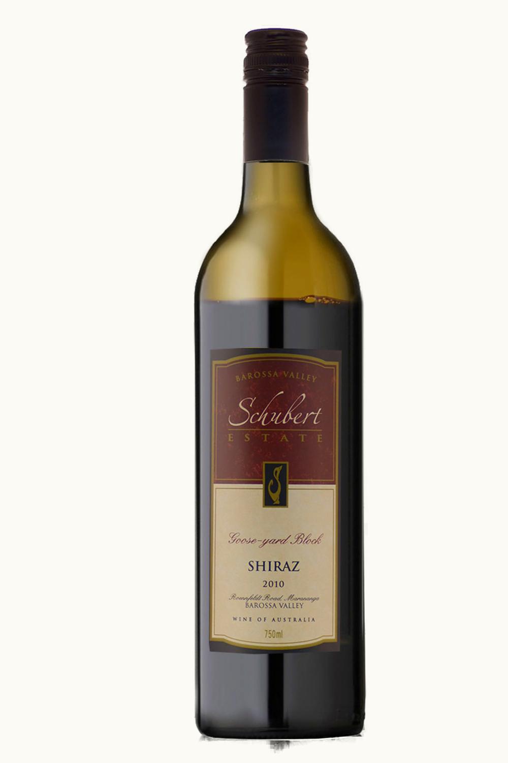 Schubert Estate Schubert Estate Goose-yard Block Shiraz Barossa Valley South Australia, 2010
