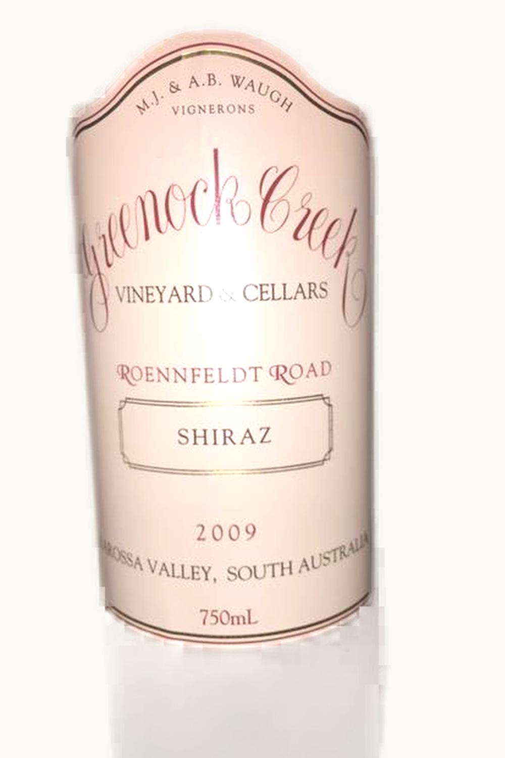 Greenock Creek Greenock Creek Roennfeldt Road Shiraz Barossa Valley South Australia, 2009