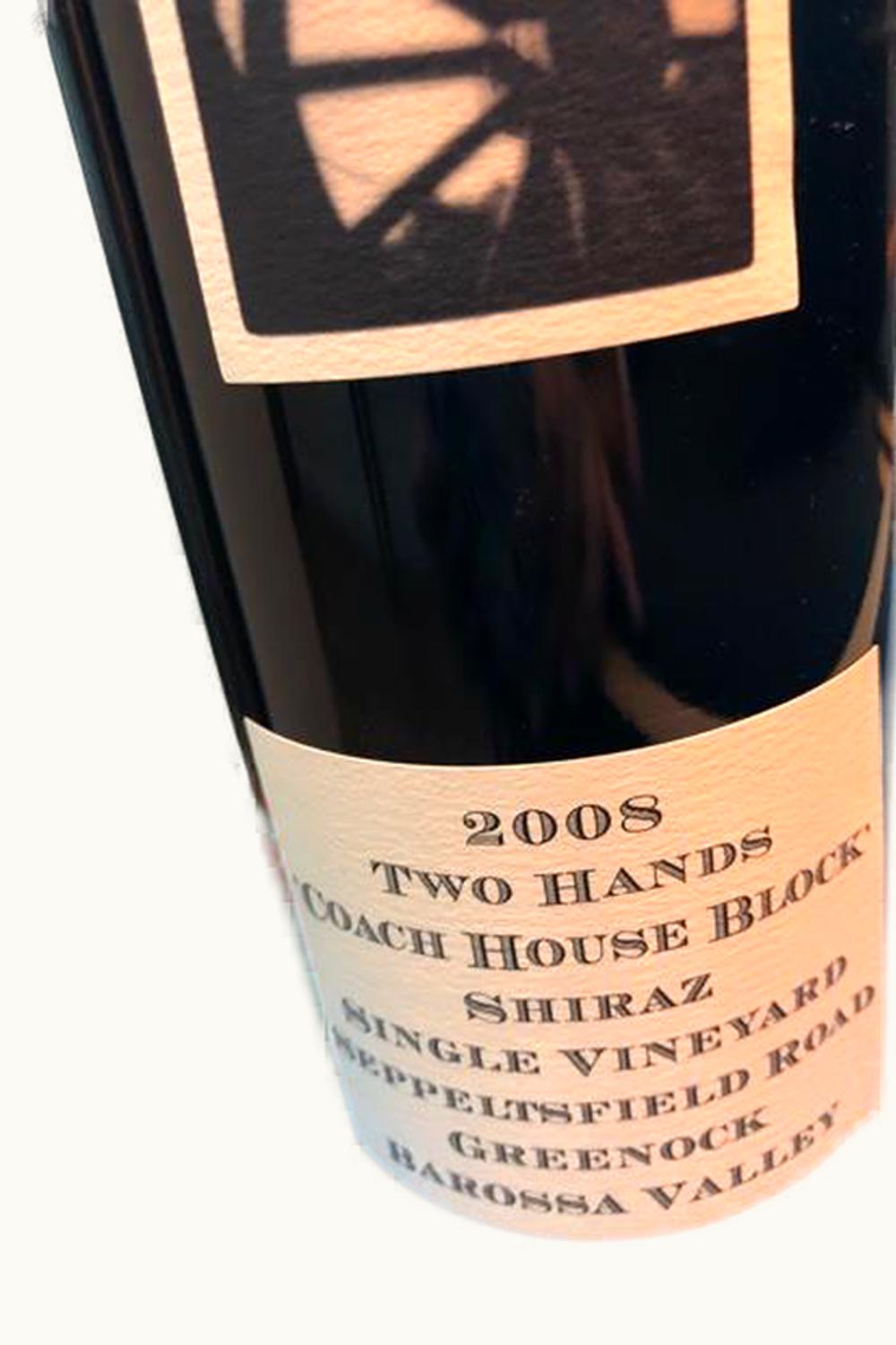 Two Hands Two Hands Coach House Block Single Vineyard Shiraz Barossa Valley South Australia, 2008