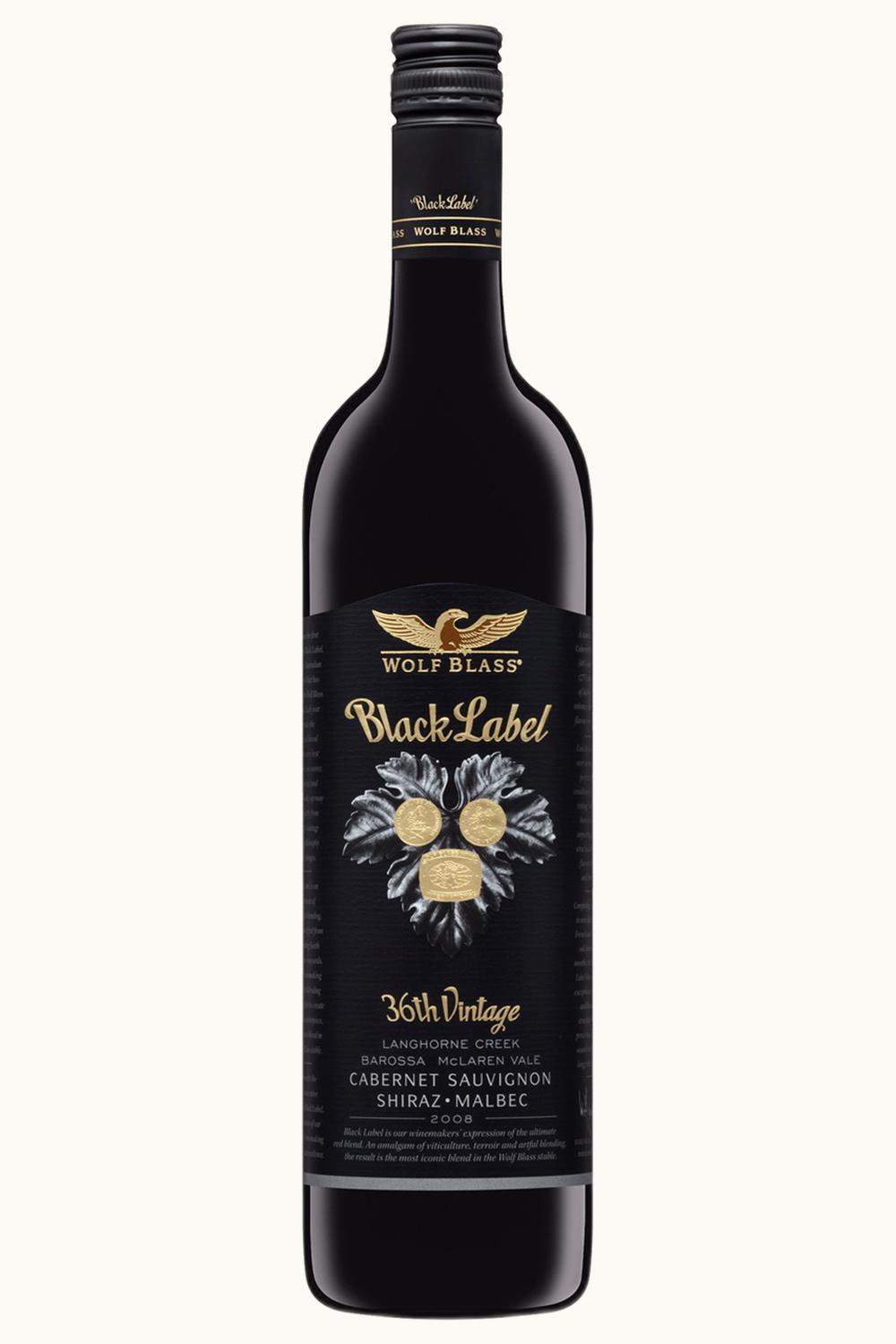 Wolf Blass Wolf Blass Black Label Shiraz Cabernet Sauvignon South Australia, 2008