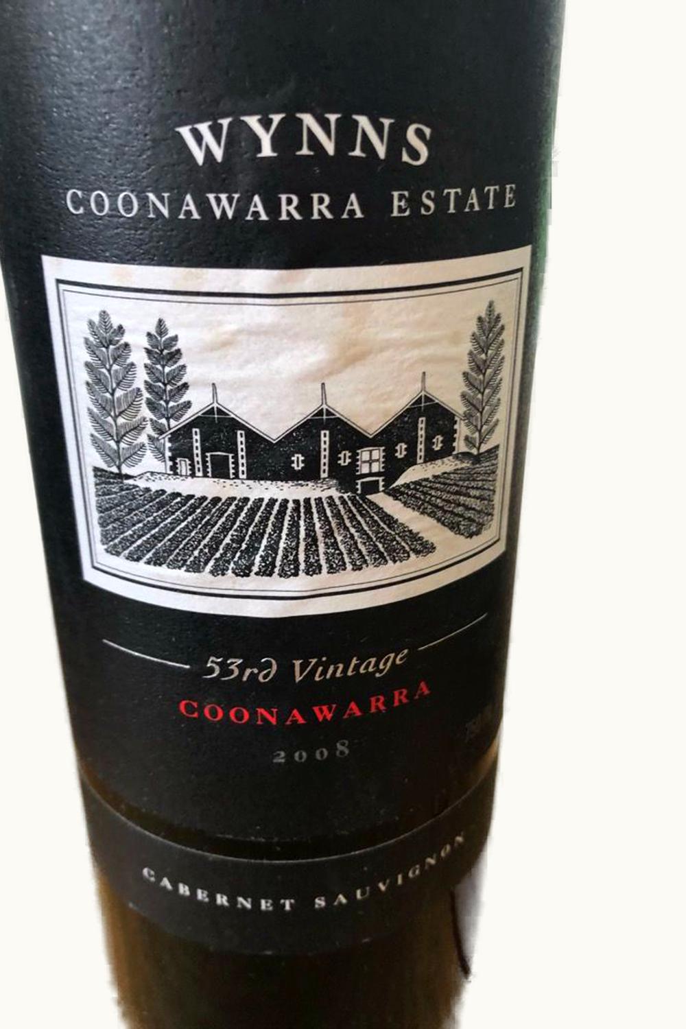 Wynns Estate Wynns Estate Shiraz Coonawarra South Australia, 2008