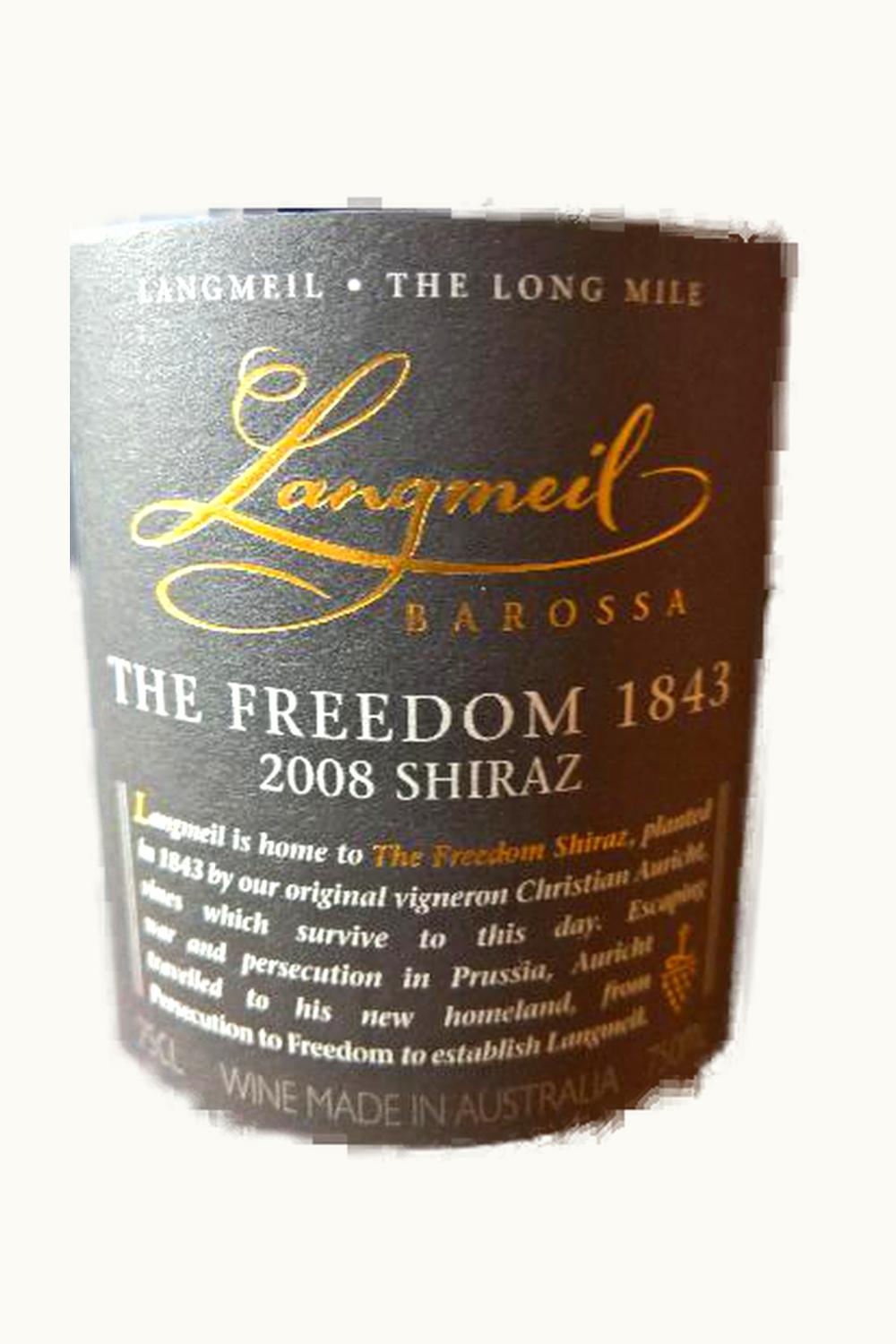 Langmeil Langmeil The Freedom 1843 Shiraz Barossa Valley South Australia, 2008