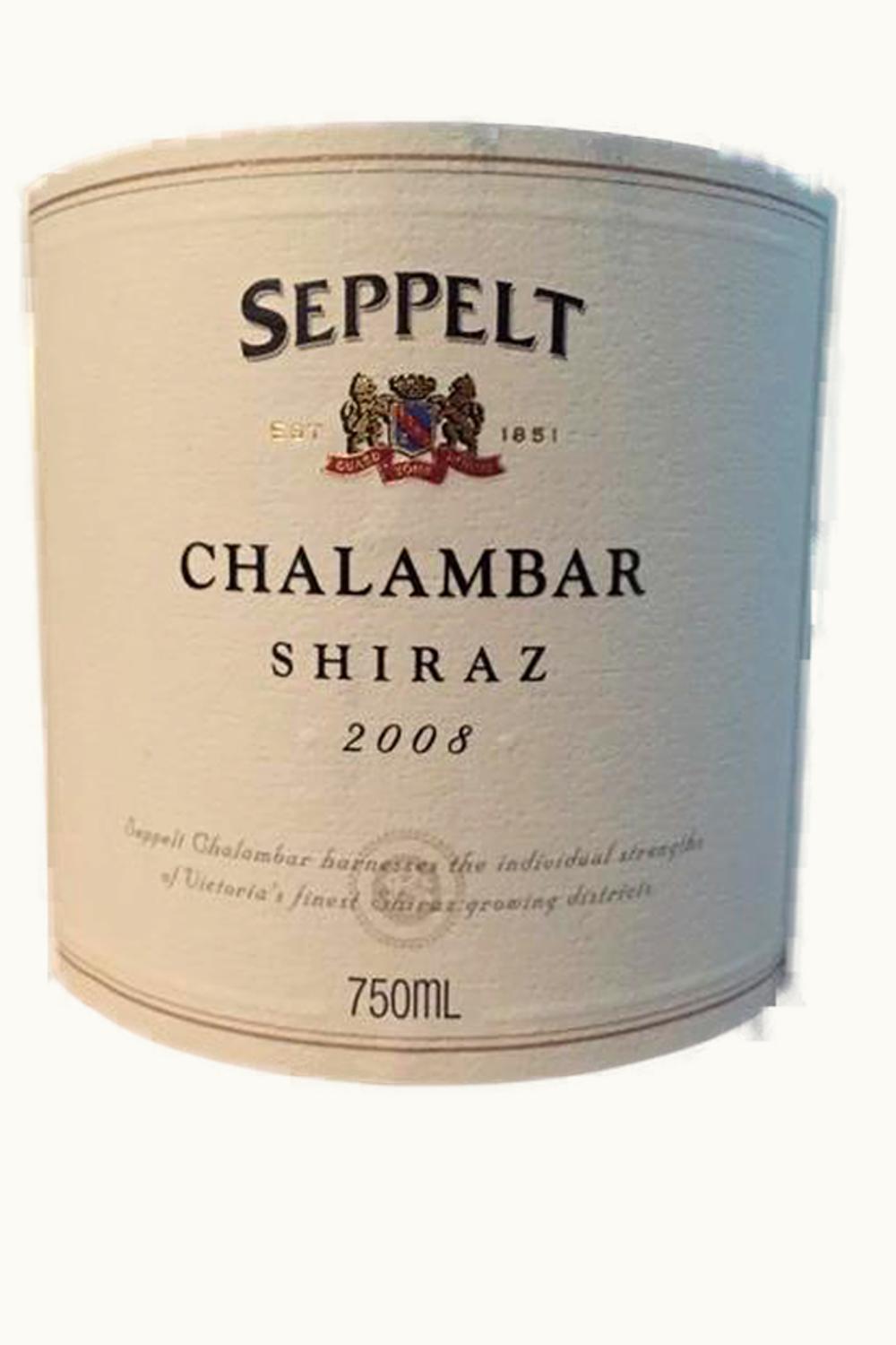 Seppeltsfield Seppeltsfield Chalambar Shiraz Grampians Victoria Australia, 2008