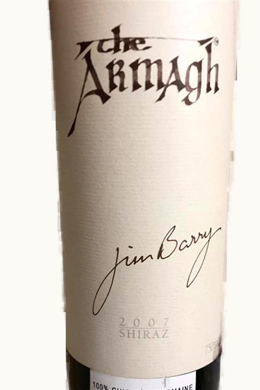 Jim Barry Jim Barry The Armagh Shiraz Clare Valley South Australia, 2007
